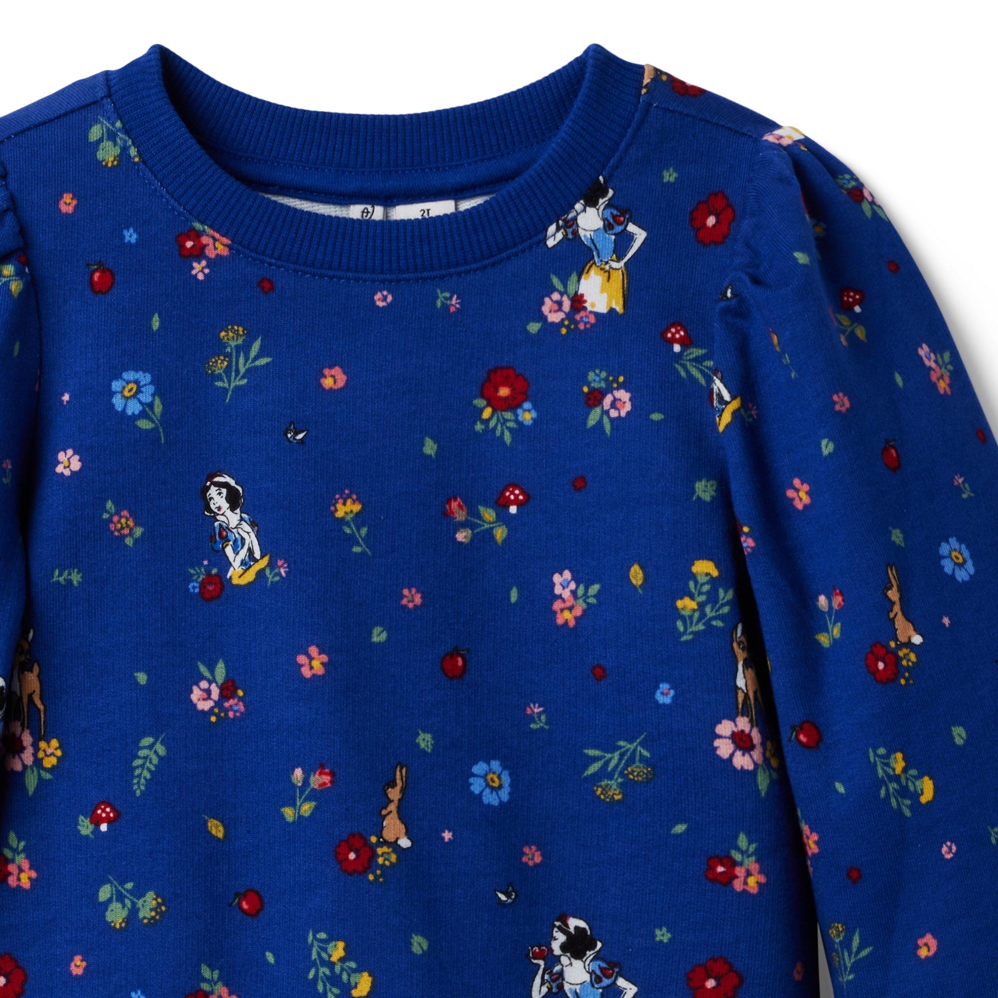 Disney Snow White Floral Sweatshirt image number 1