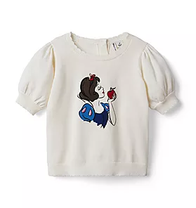Disney Snow White Puff Sleeve Sweater