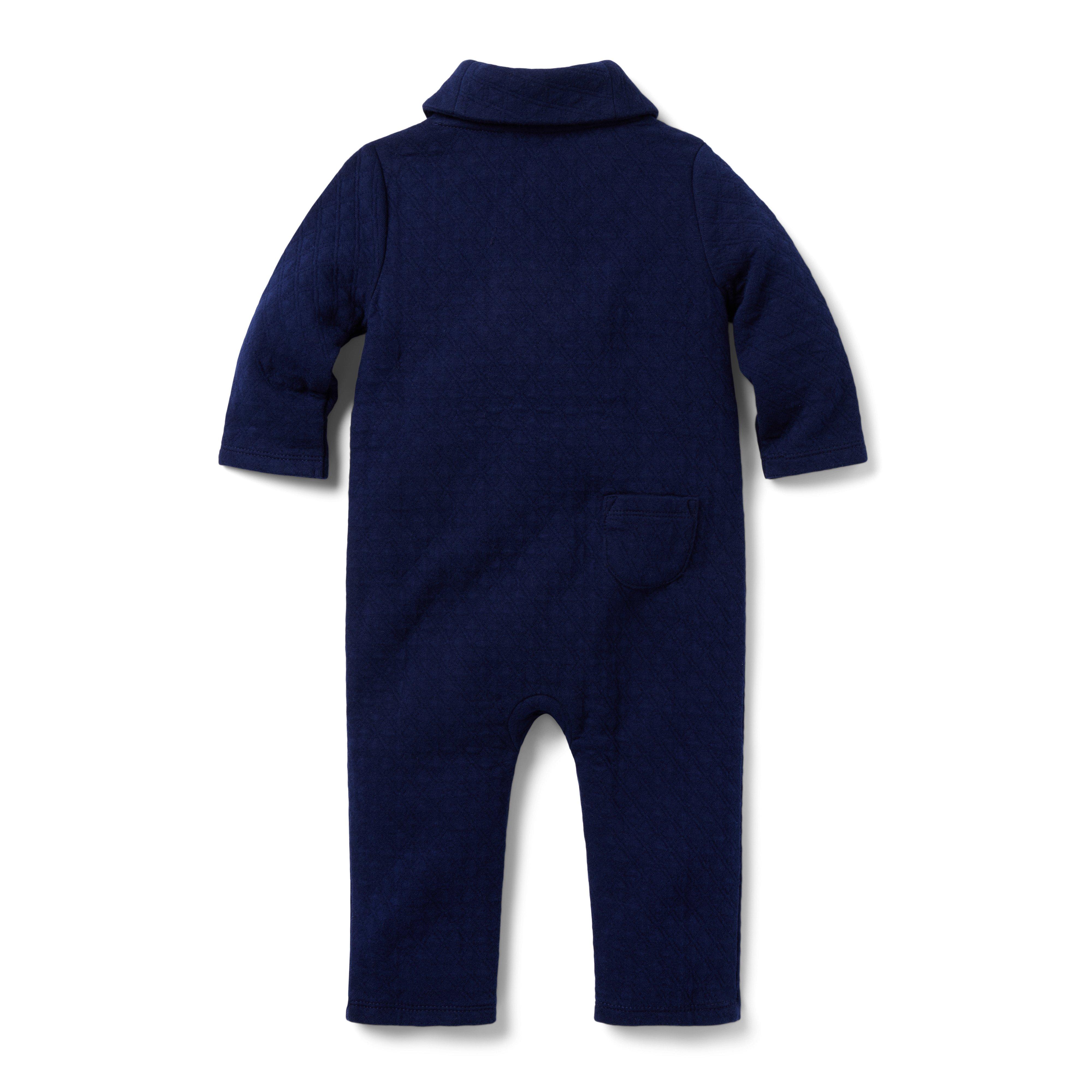 Baby Quilted Shawl Collar One-Piece image number 4