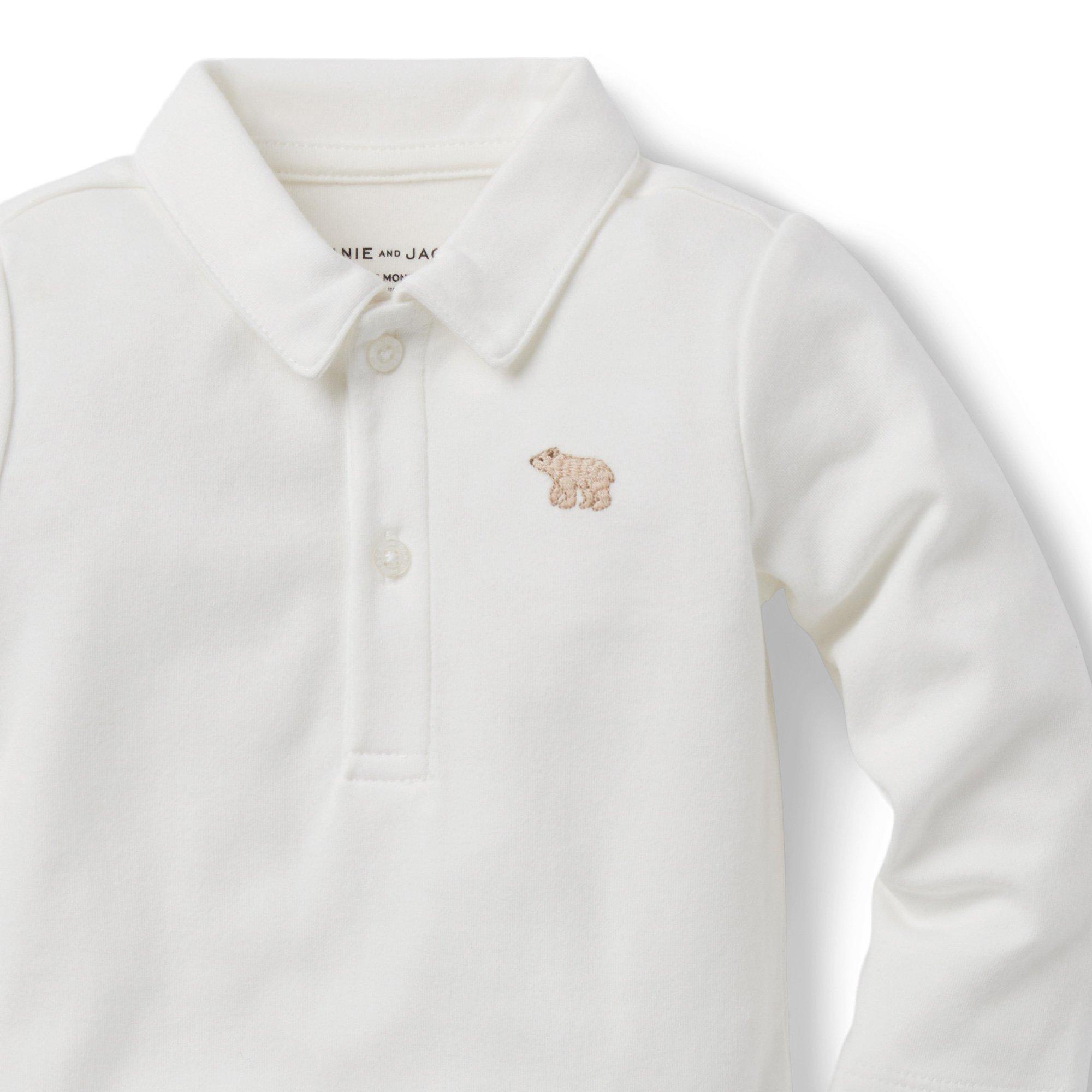 Baby Polo Bodysuit image number 1