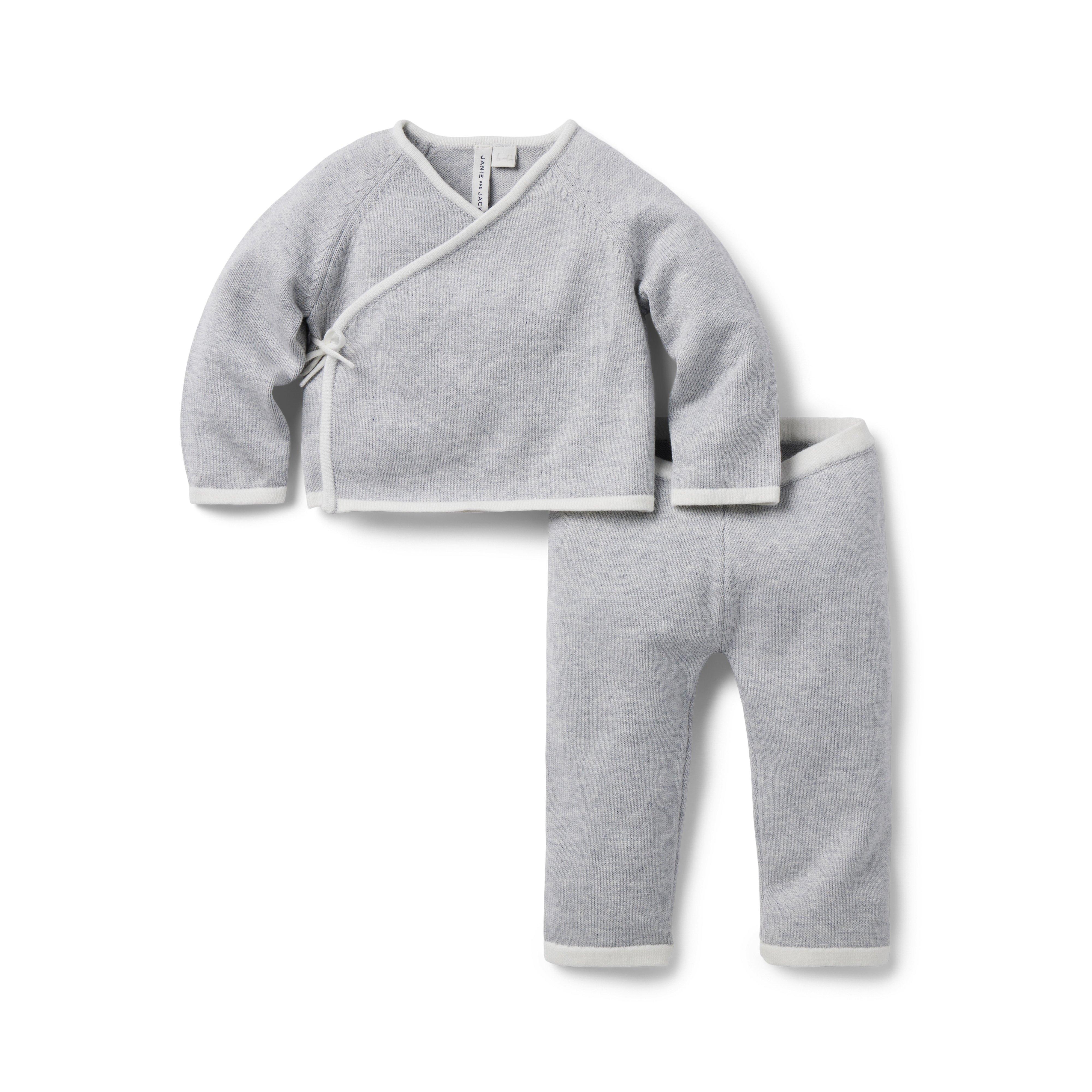 Baby Wrap Sweater Set image number 0
