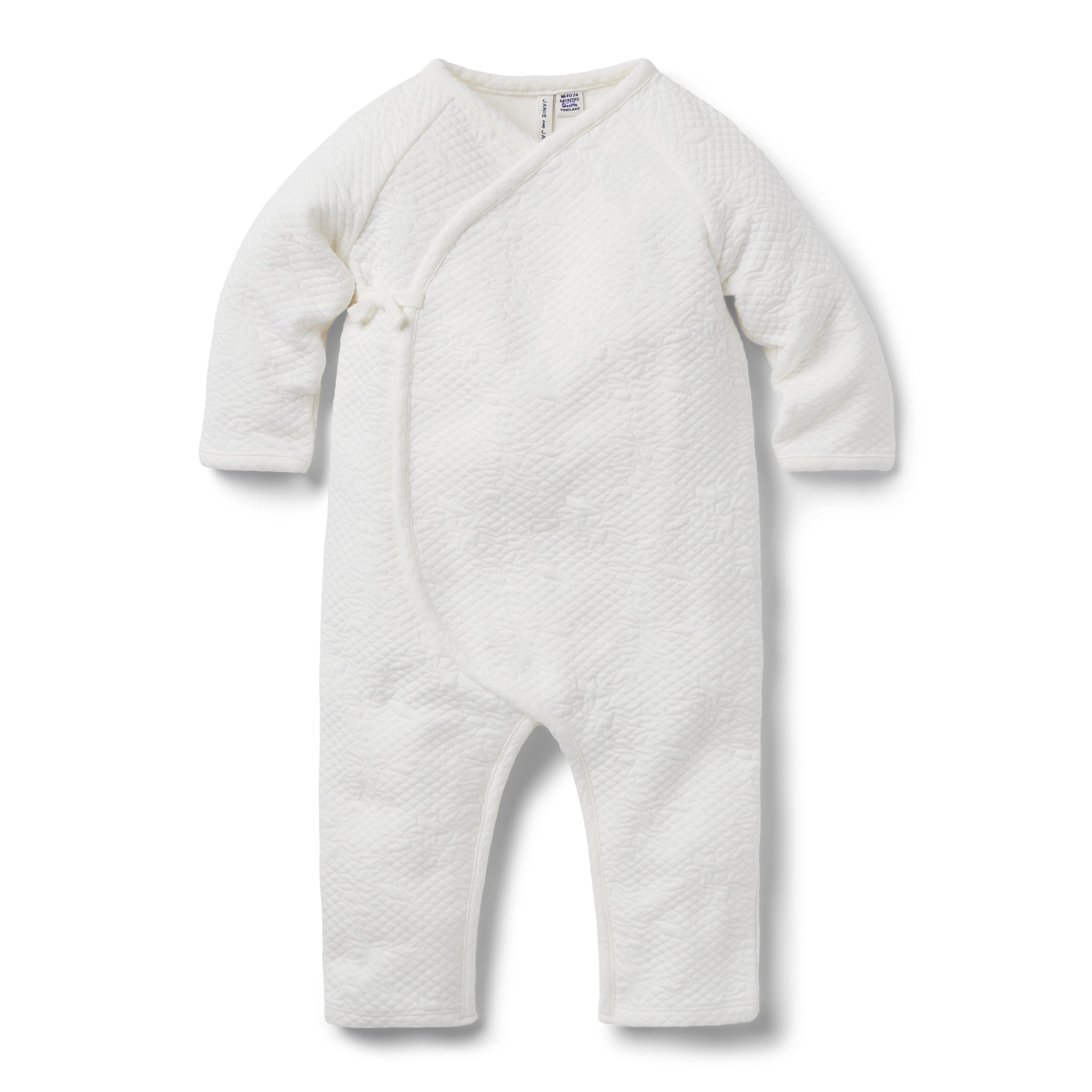 Baby Quilted Wrap One-Piece image number 0