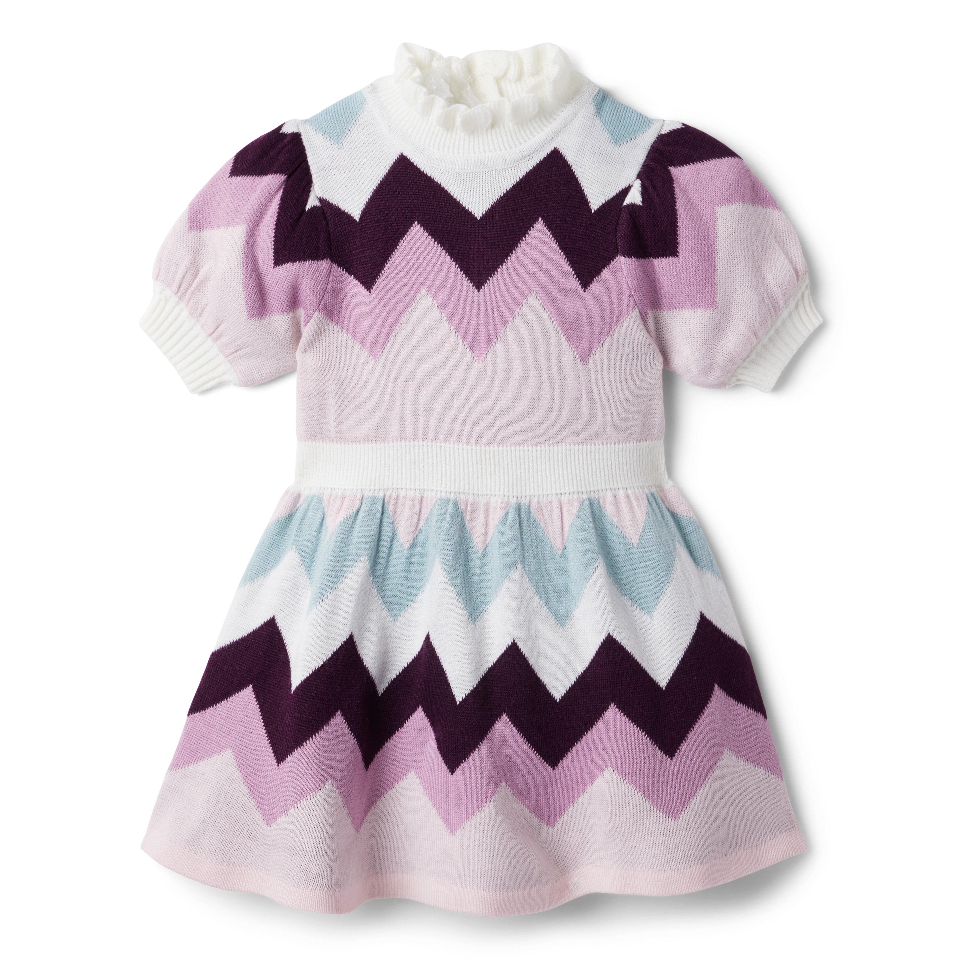 Zig Zag Stripe Sweater Dress image number 0