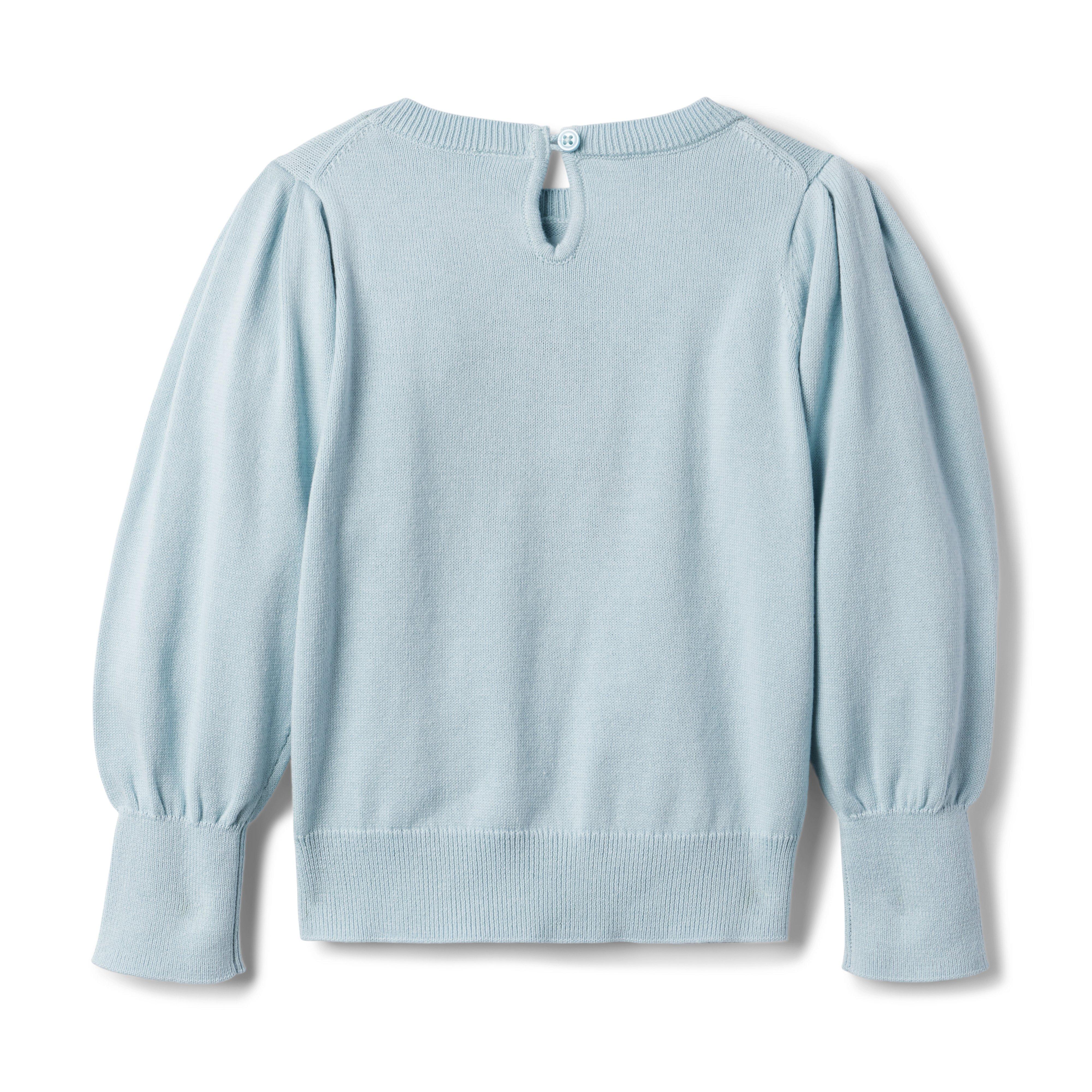 Puff Sleeve Horse Sweater image number 1