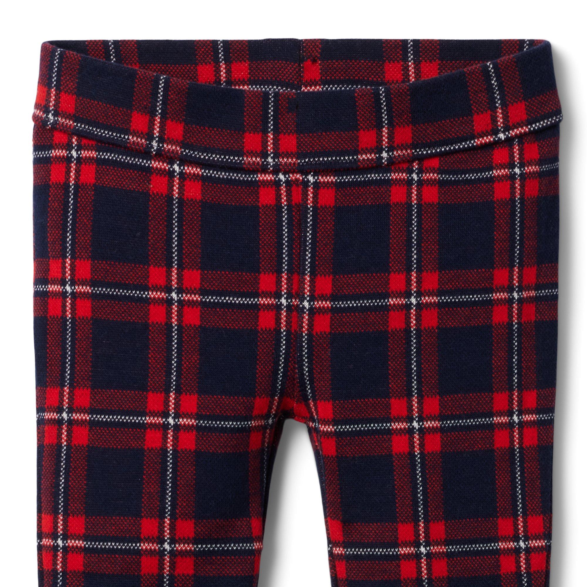 Plaid Button Cuff Jacquard Pant image number 2