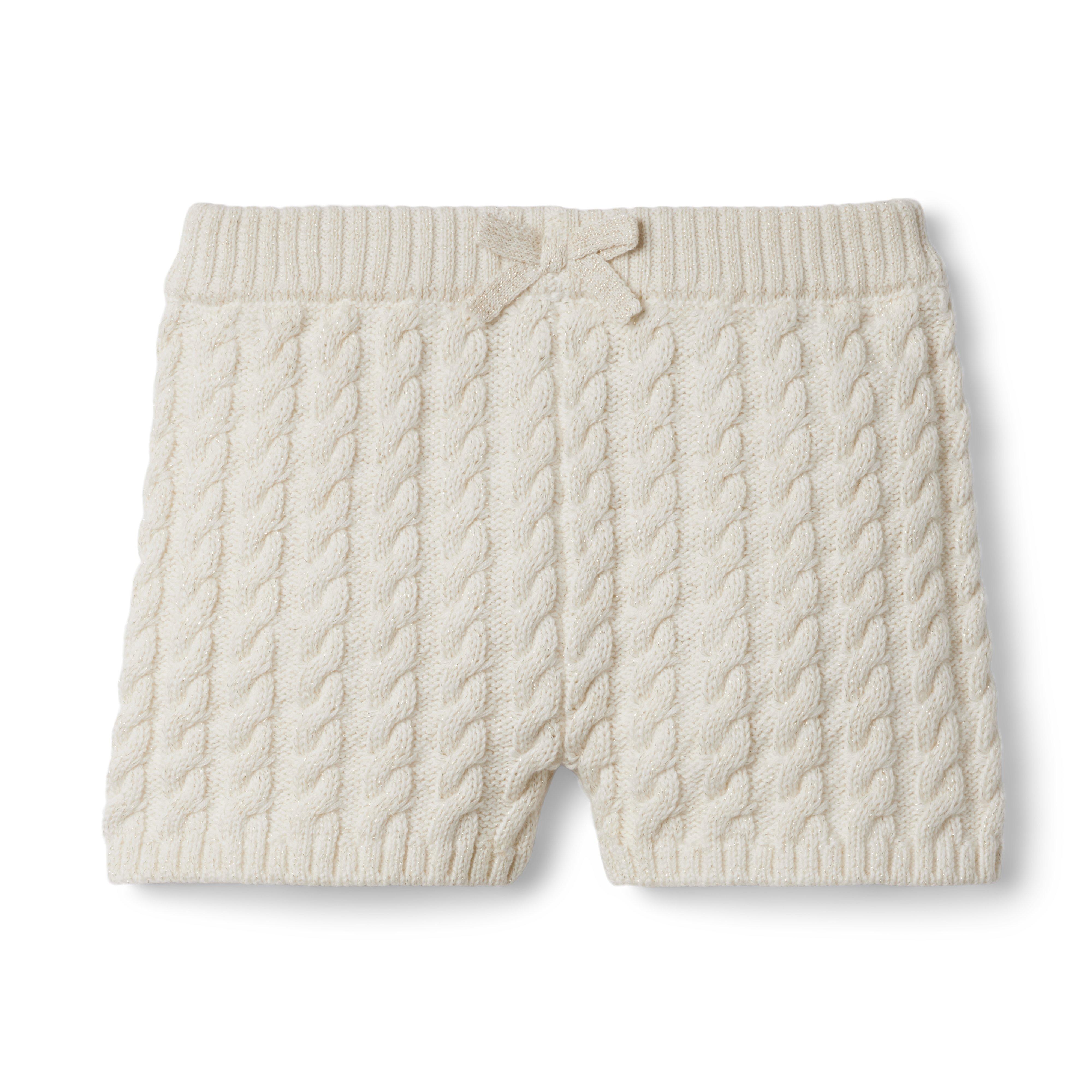 CABLE KNIT SHORTS