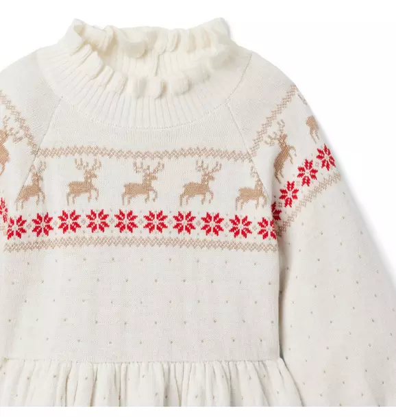Gymboree Reindeer Sweater Dress