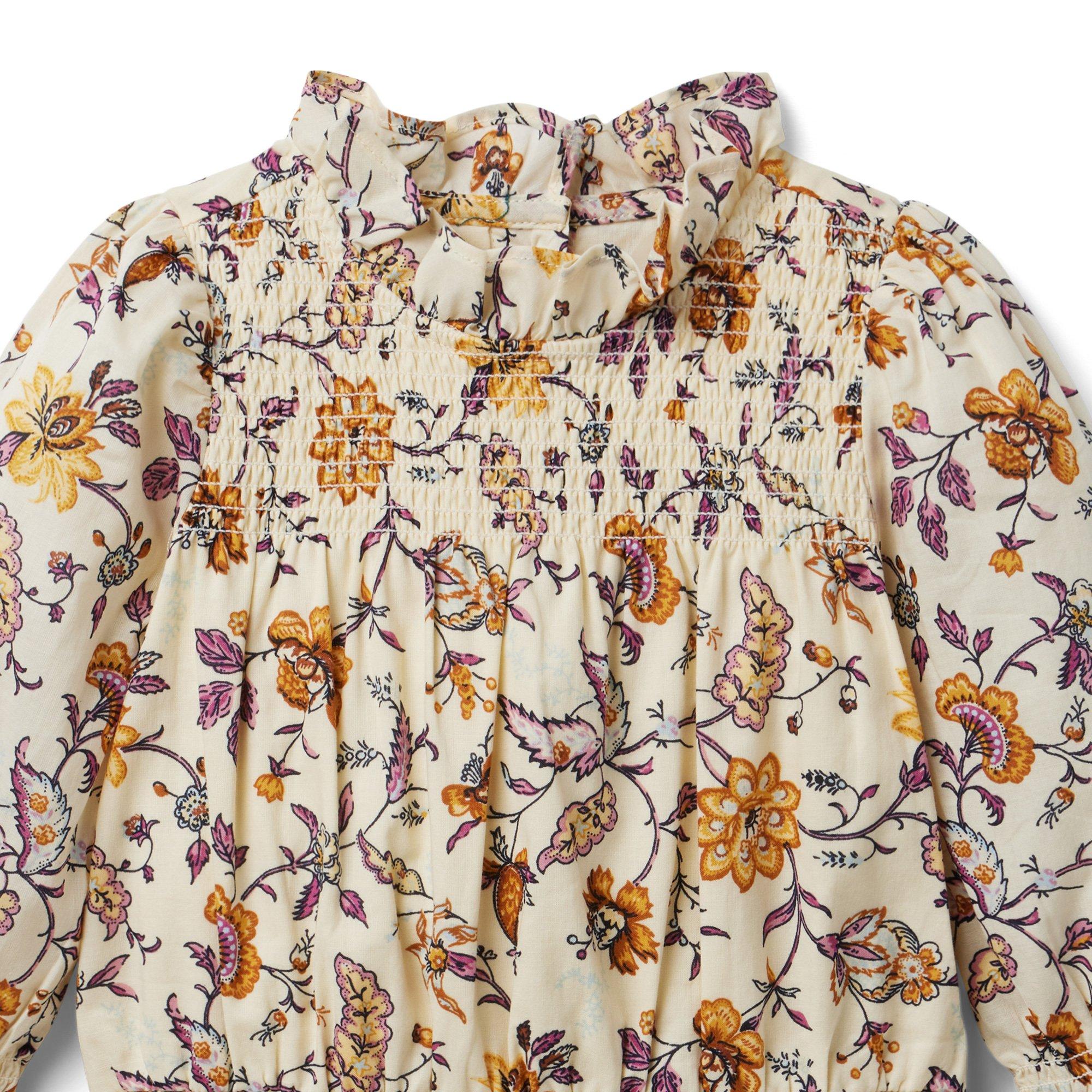 The Cleo Floral Smocked Dress image number 2