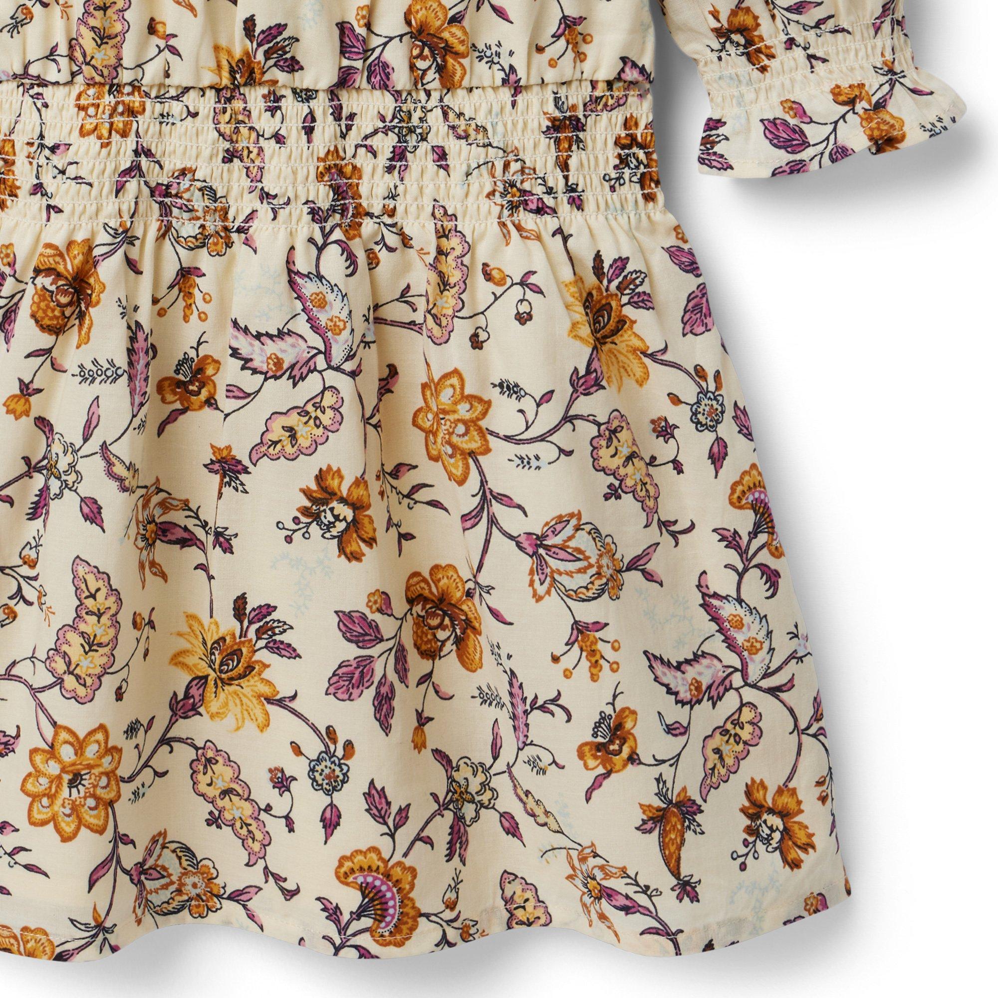 The Cleo Floral Smocked Dress image number 3
