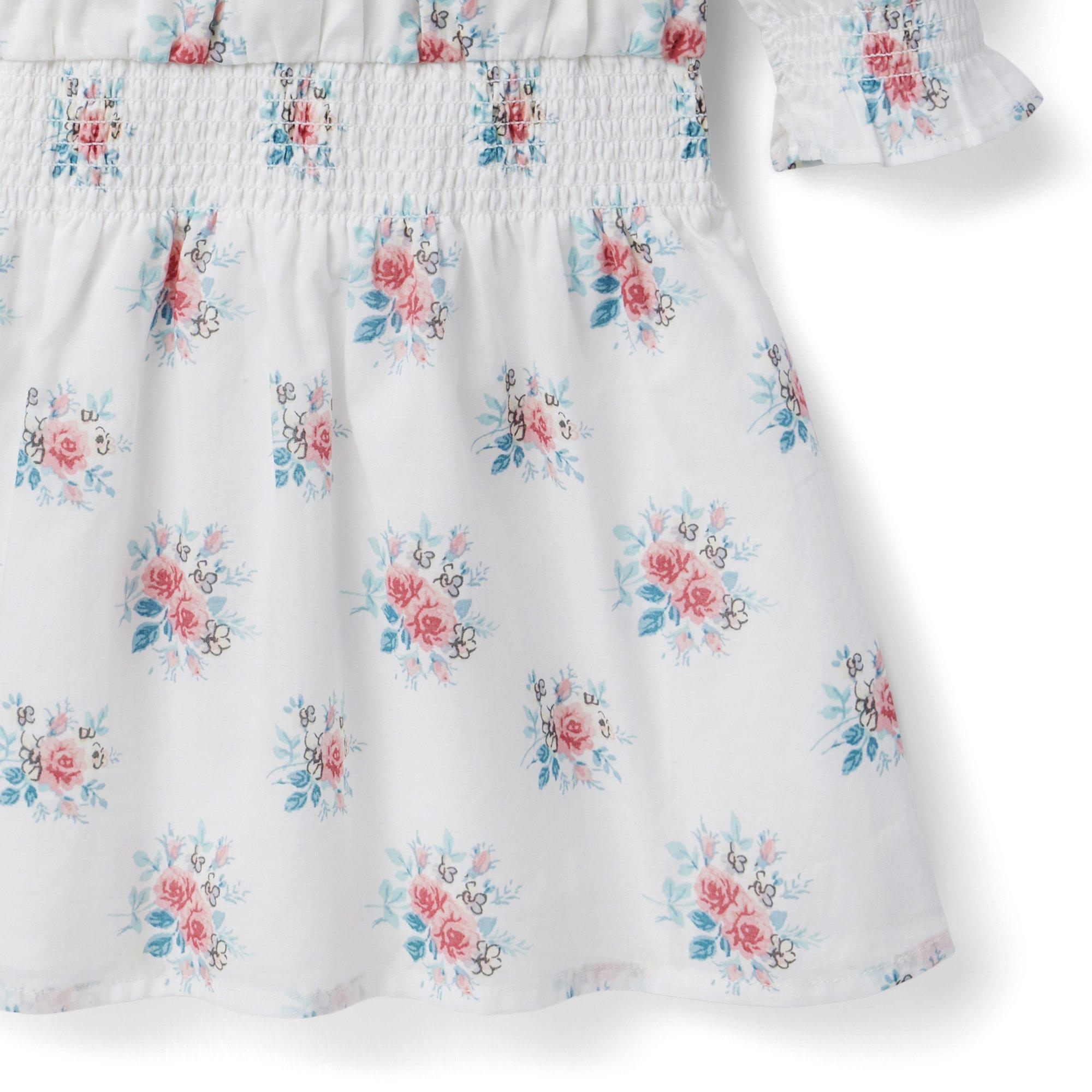 The Cleo Floral Smocked Dress image number 3