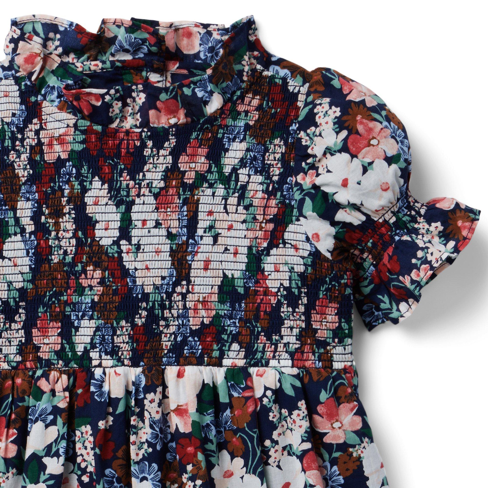 The Hannah Floral Smocked Dress image number 2