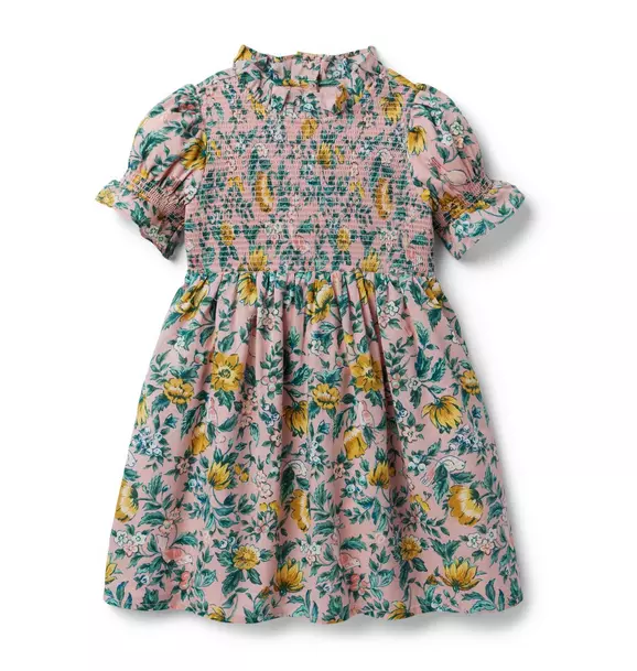 The Hannah Floral Smocked Dress image number 1