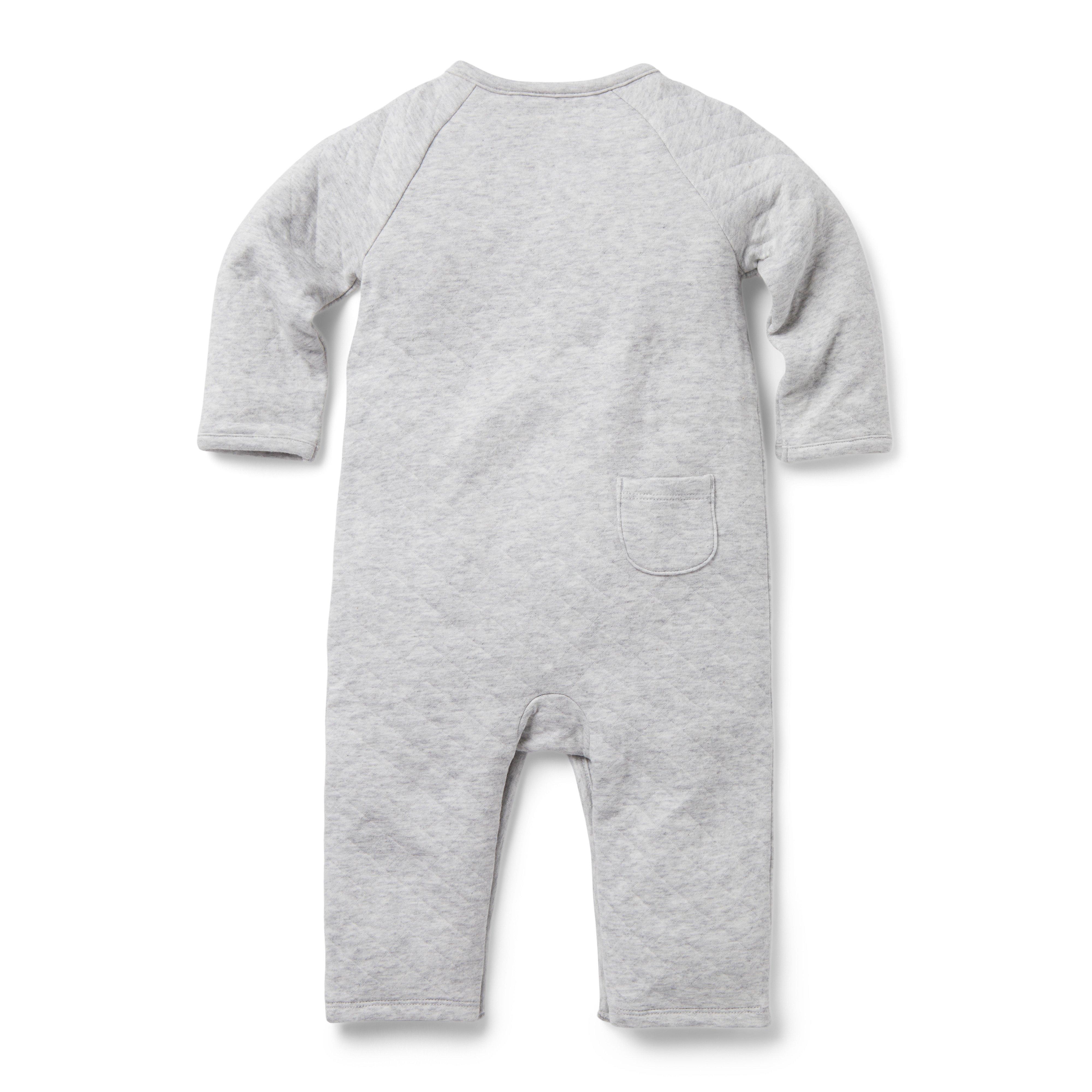 Baby Quilted Wrap One-Piece image number 4