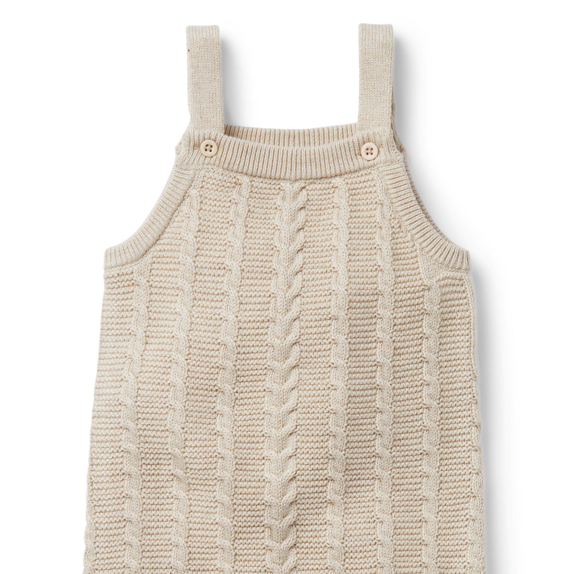 Baby Cable Knit Sweater Overall image number 2