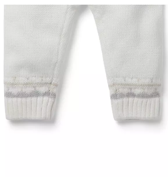 Baby Fair Isle Sweater Jogger image number 1