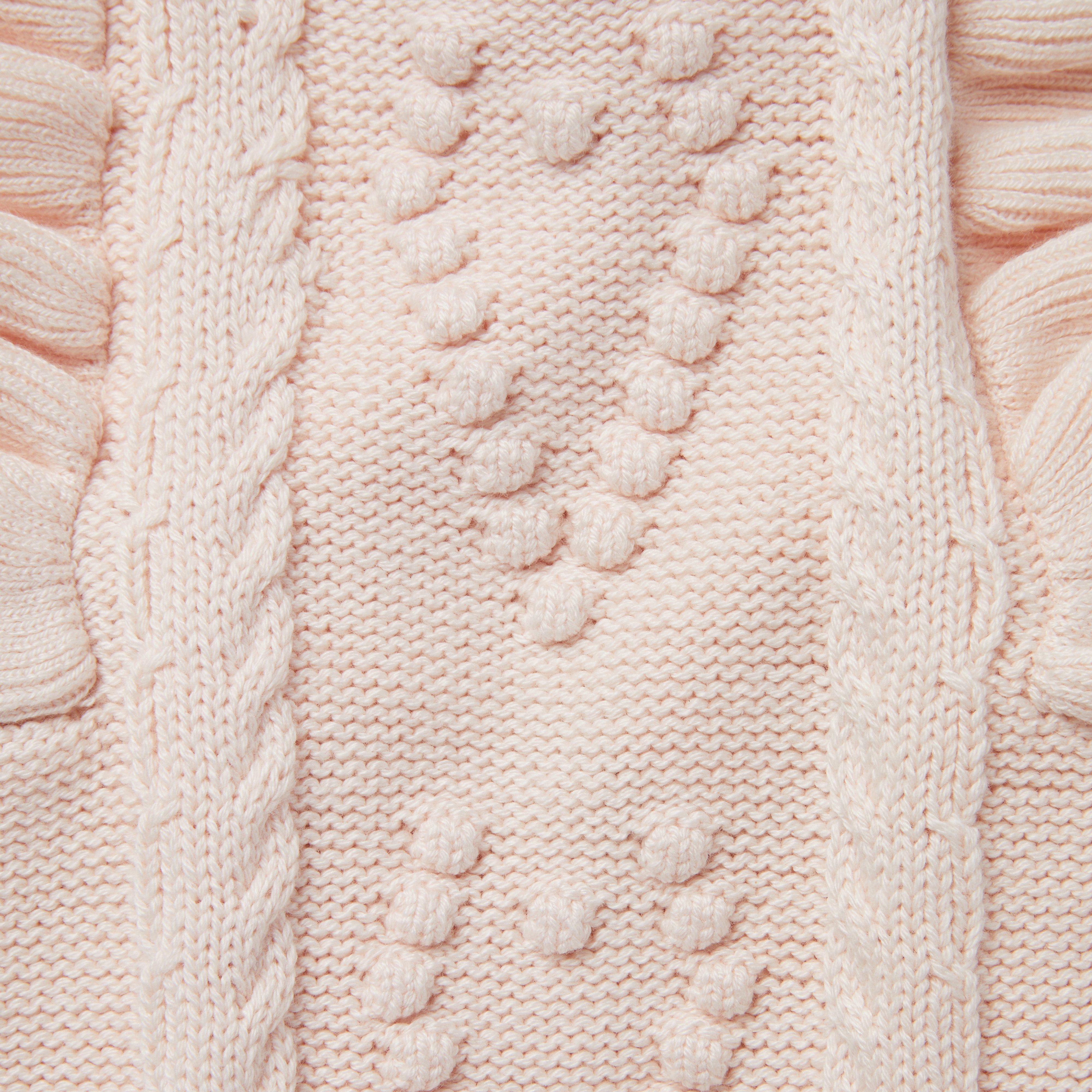 Baby Heart Ruffle Sweater Overall image number 1
