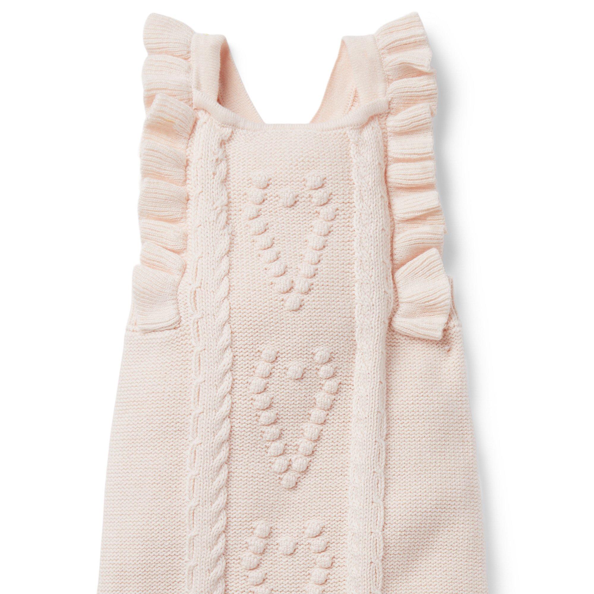 Baby Heart Ruffle Sweater Overall image number 2