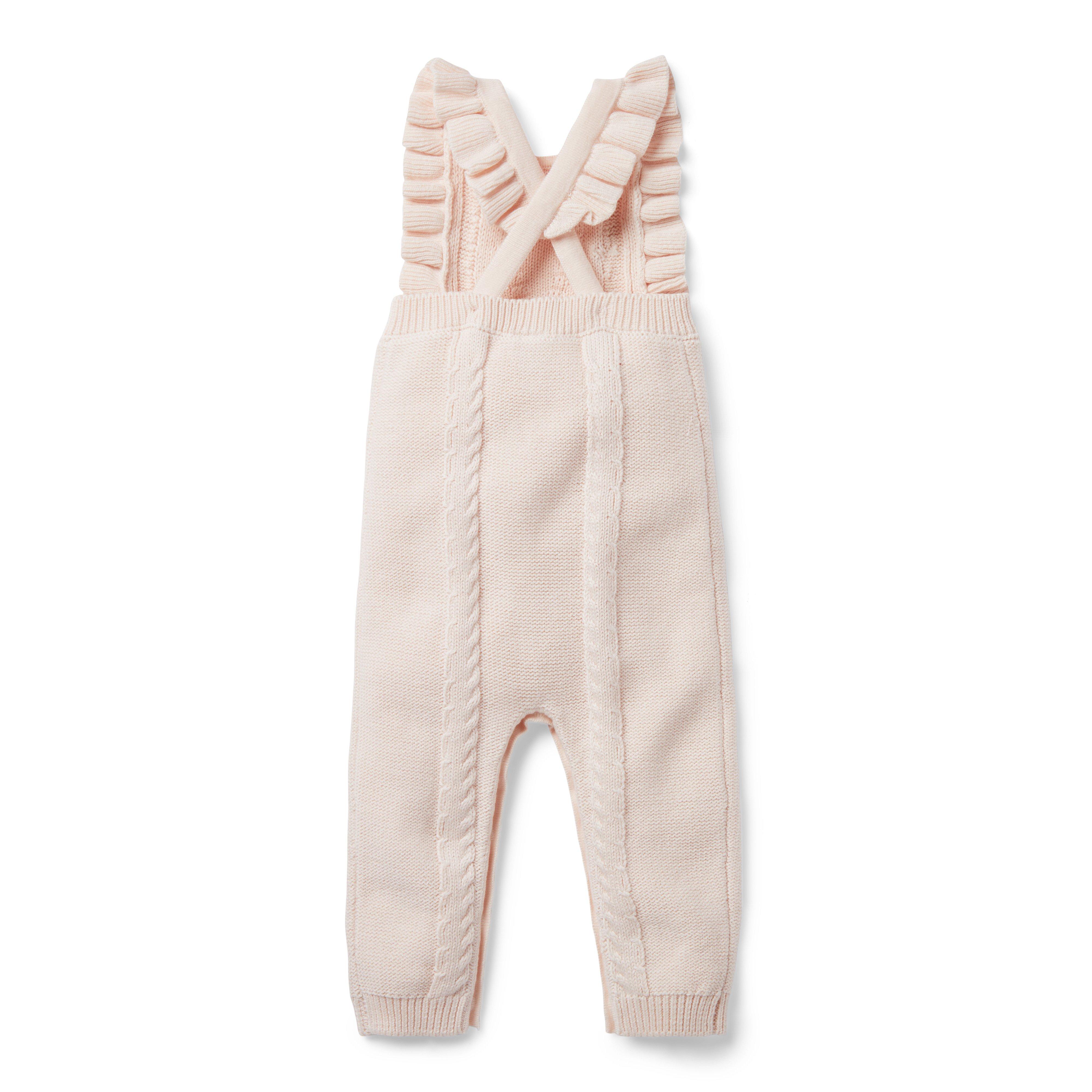 Baby Heart Ruffle Sweater Overall image number 3