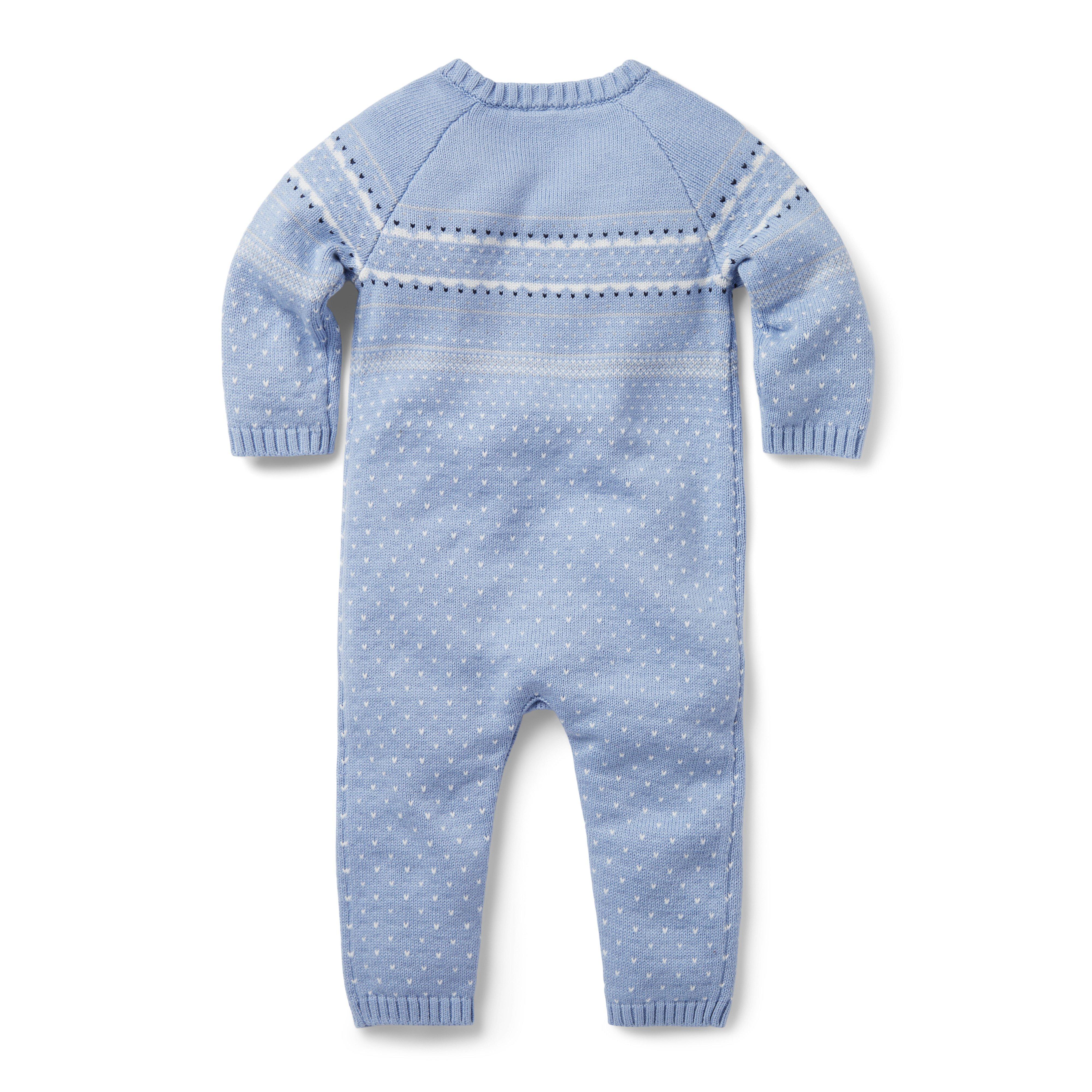 Baby Fair Isle Sweater One-Piece image number 2
