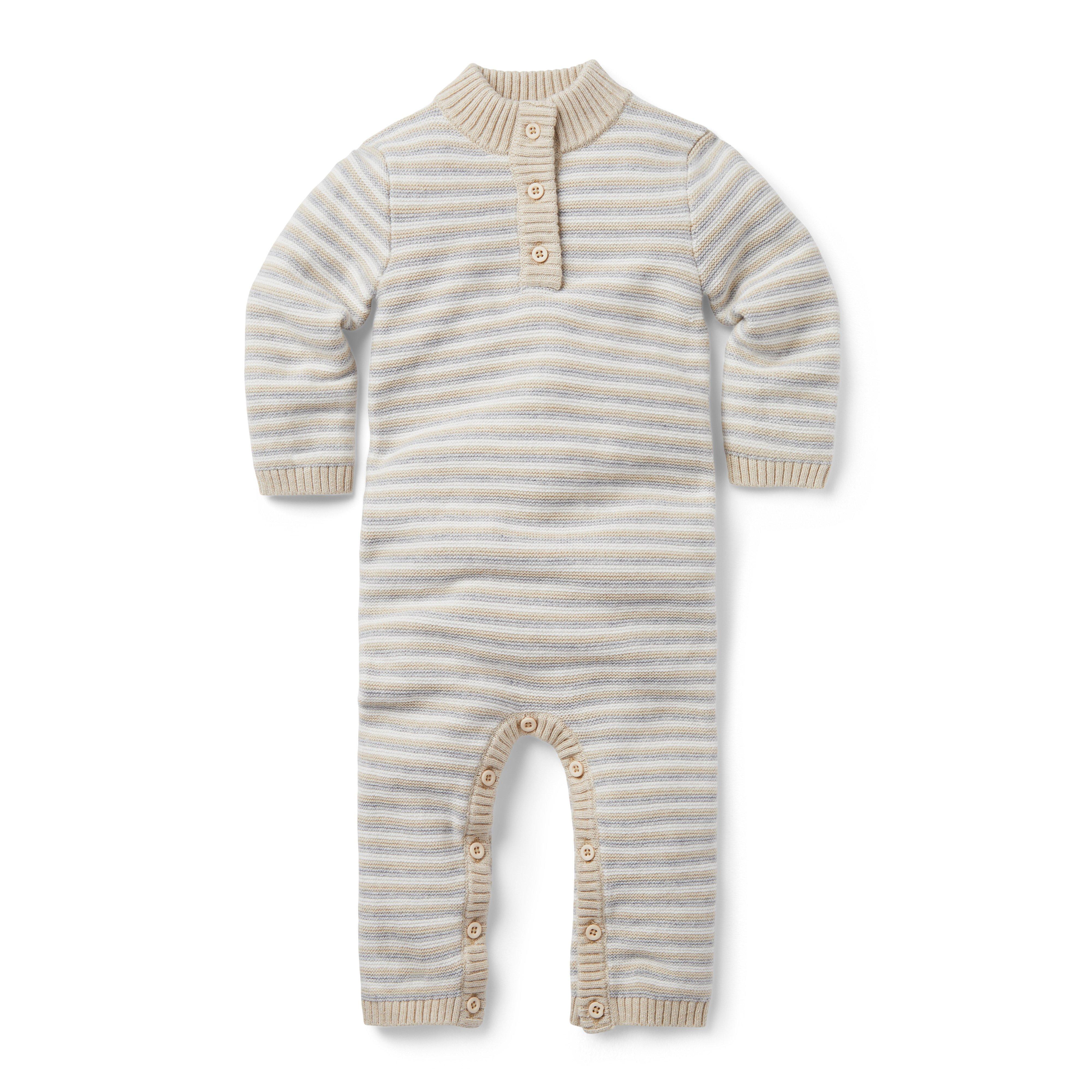 Baby Striped Sweater One-Piece image number 0