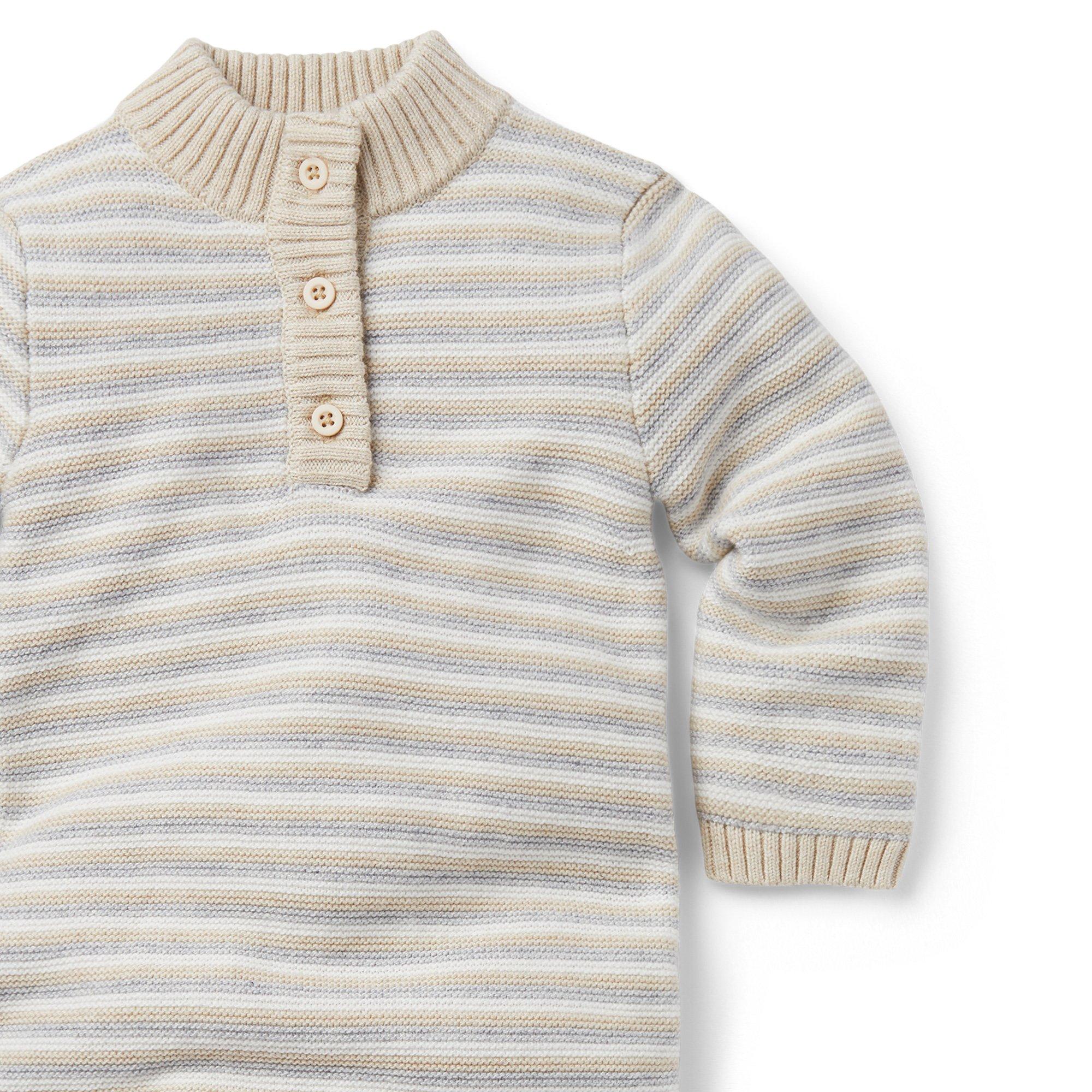 Baby Striped Sweater One-Piece image number 1