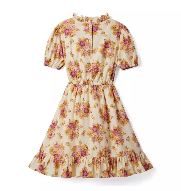 Floral Puff Sleeve Dress image number 3