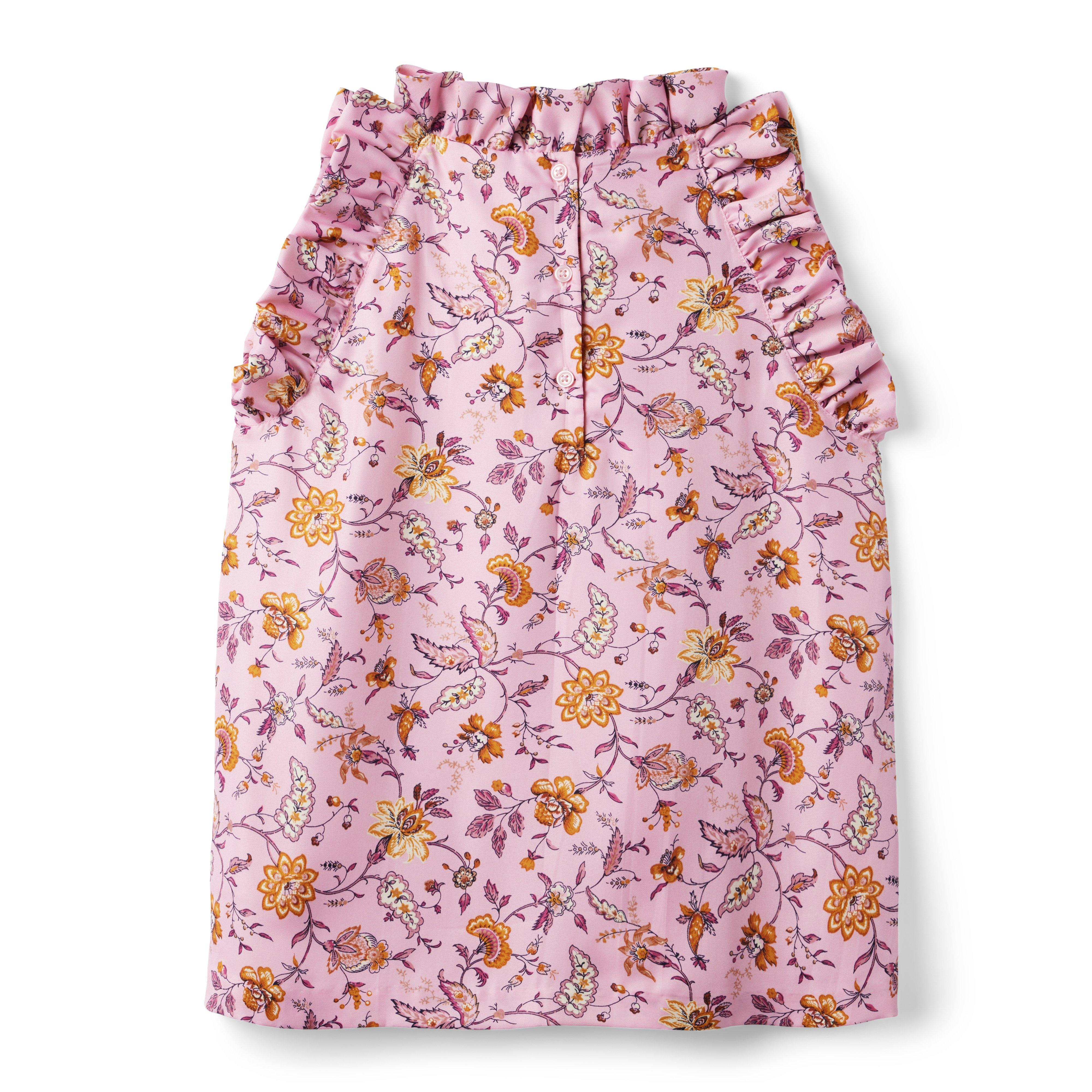 Floral Ruffle Sleeve Top image number 1