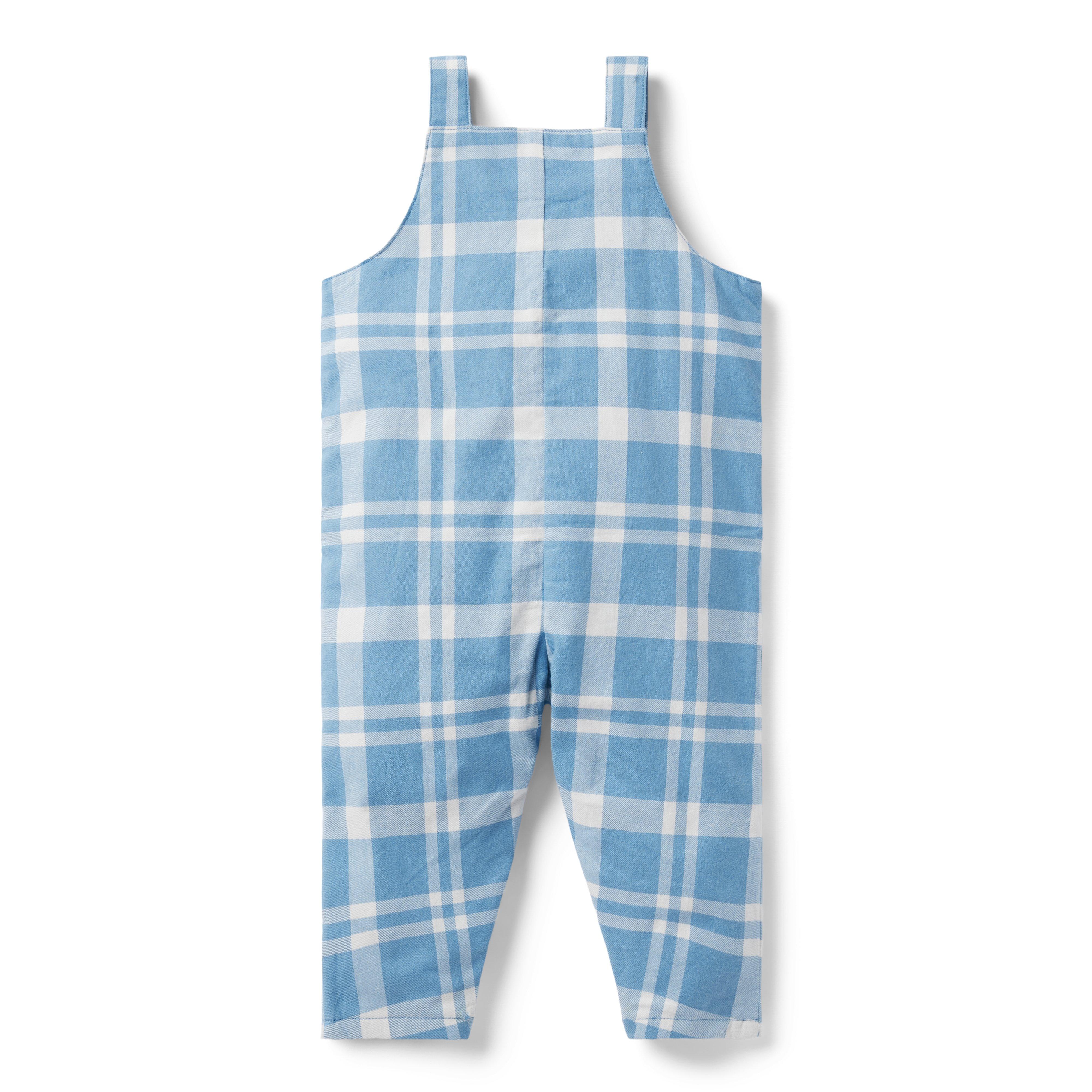 Baby Plaid Twill Overall image number 2