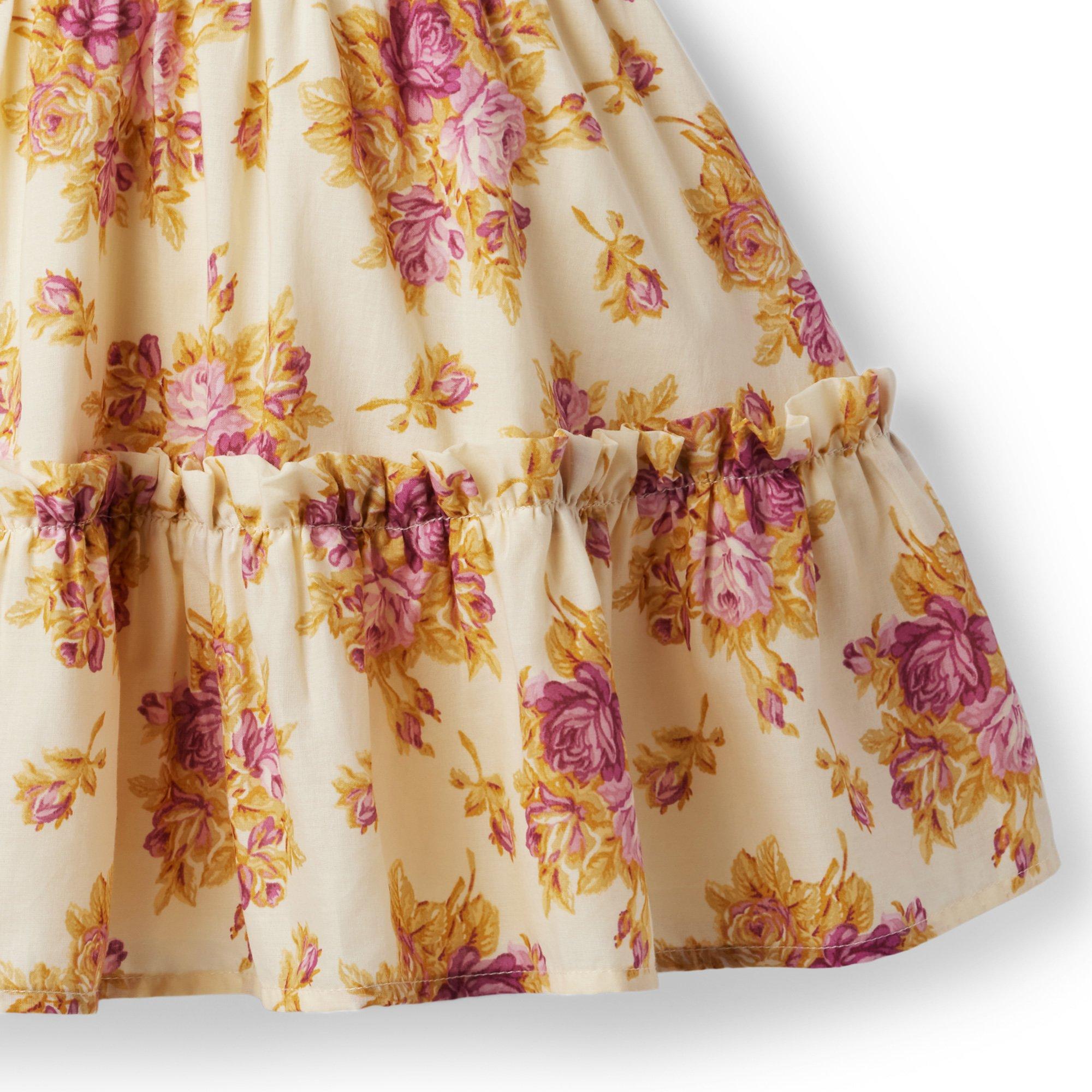 Floral Ruffle Sleeve Dress image number 6