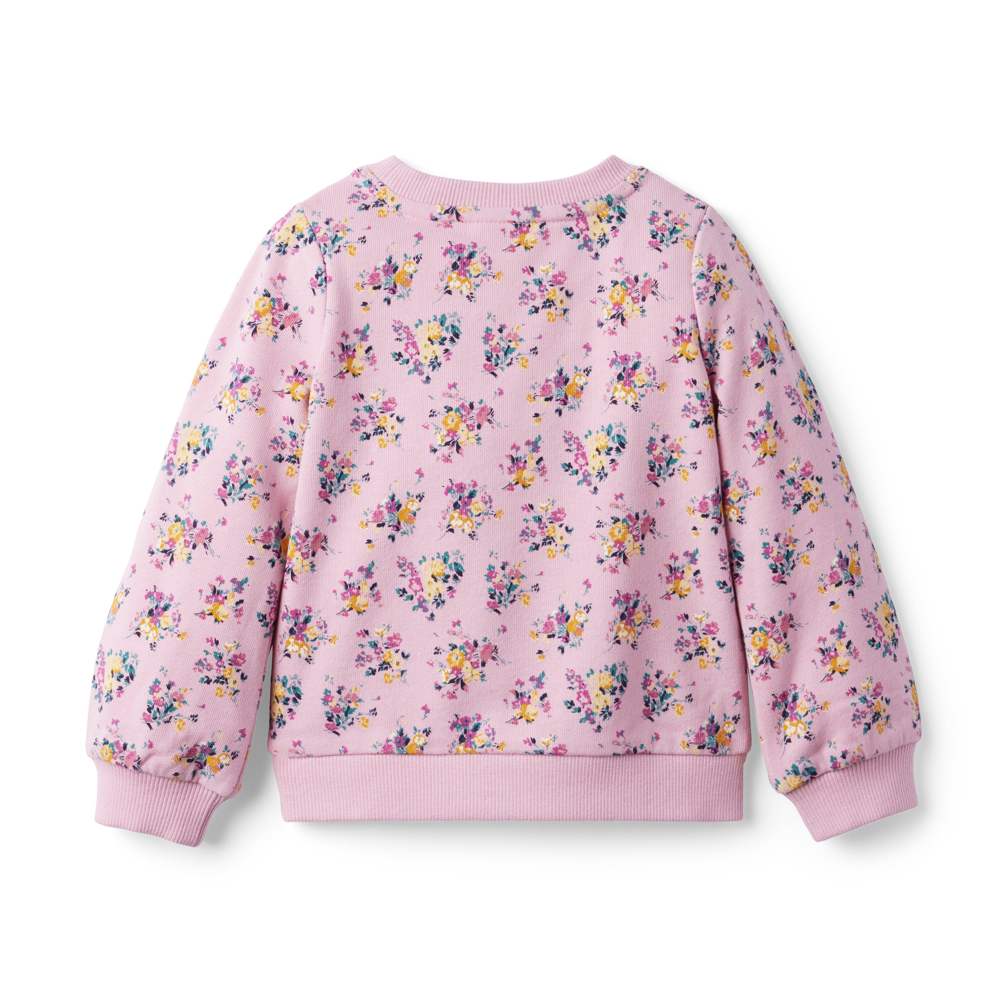 Floral Ruffle Sweatshirt image number 1