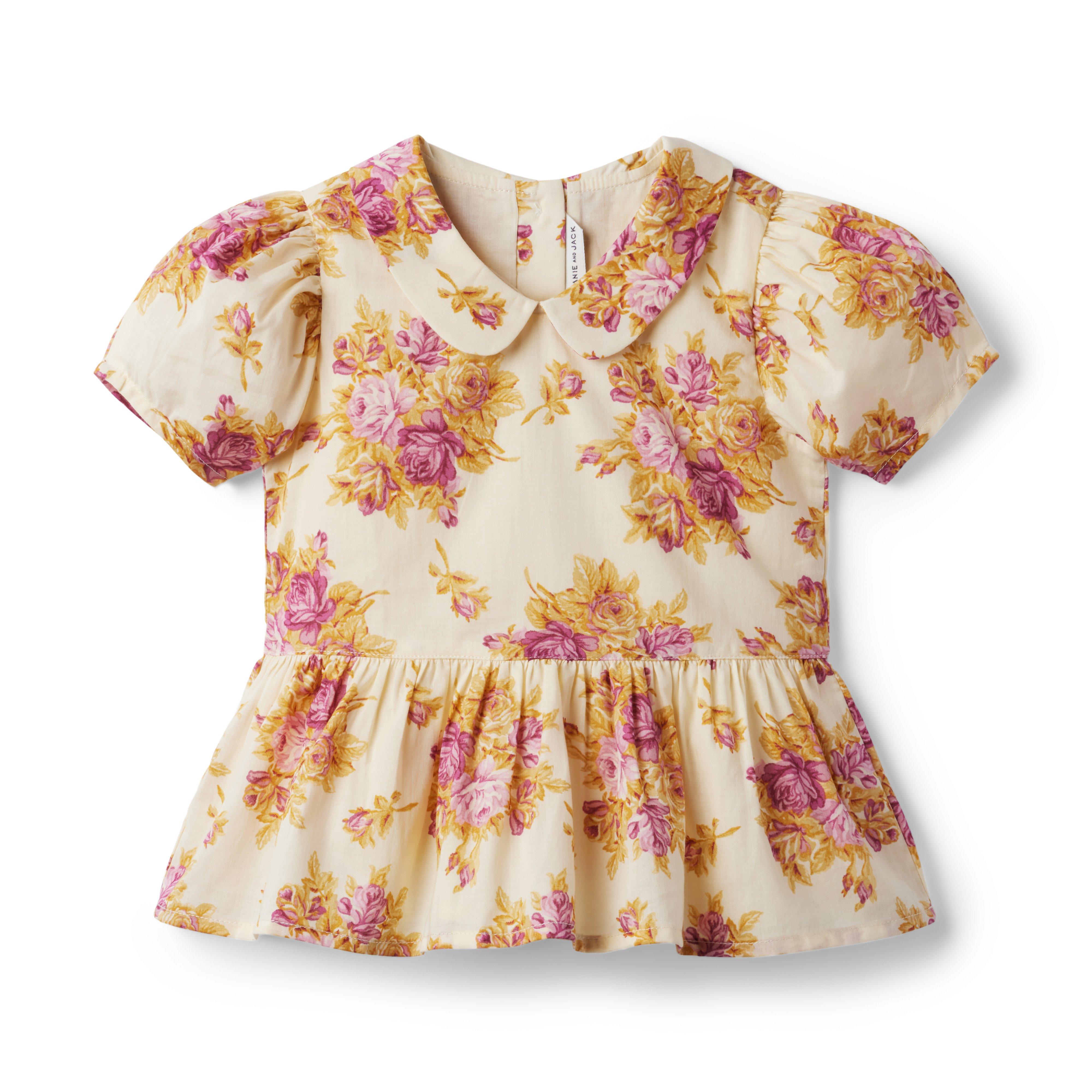 Floral Peplum Top image number 0