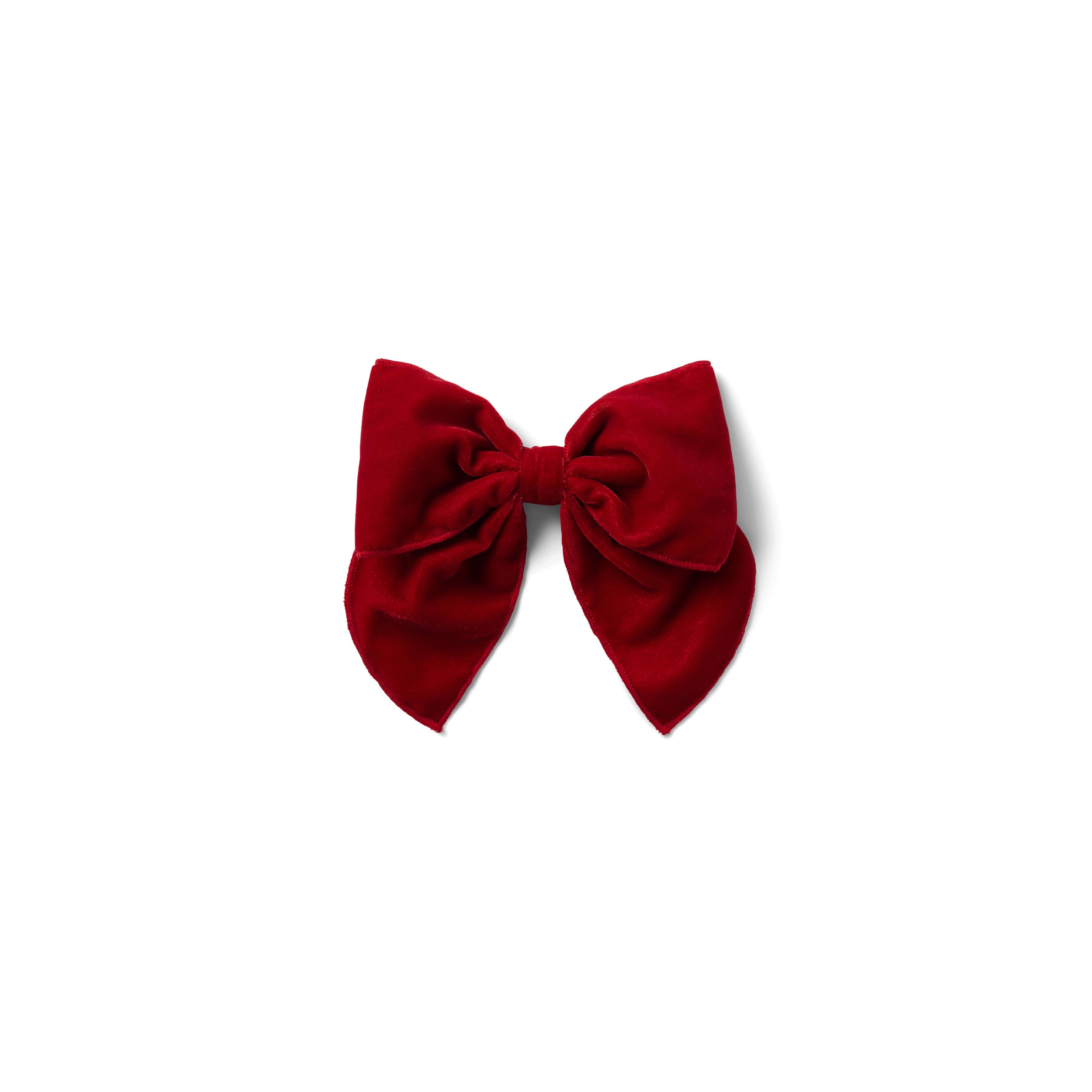 Velvet Bow Barrette image number 0