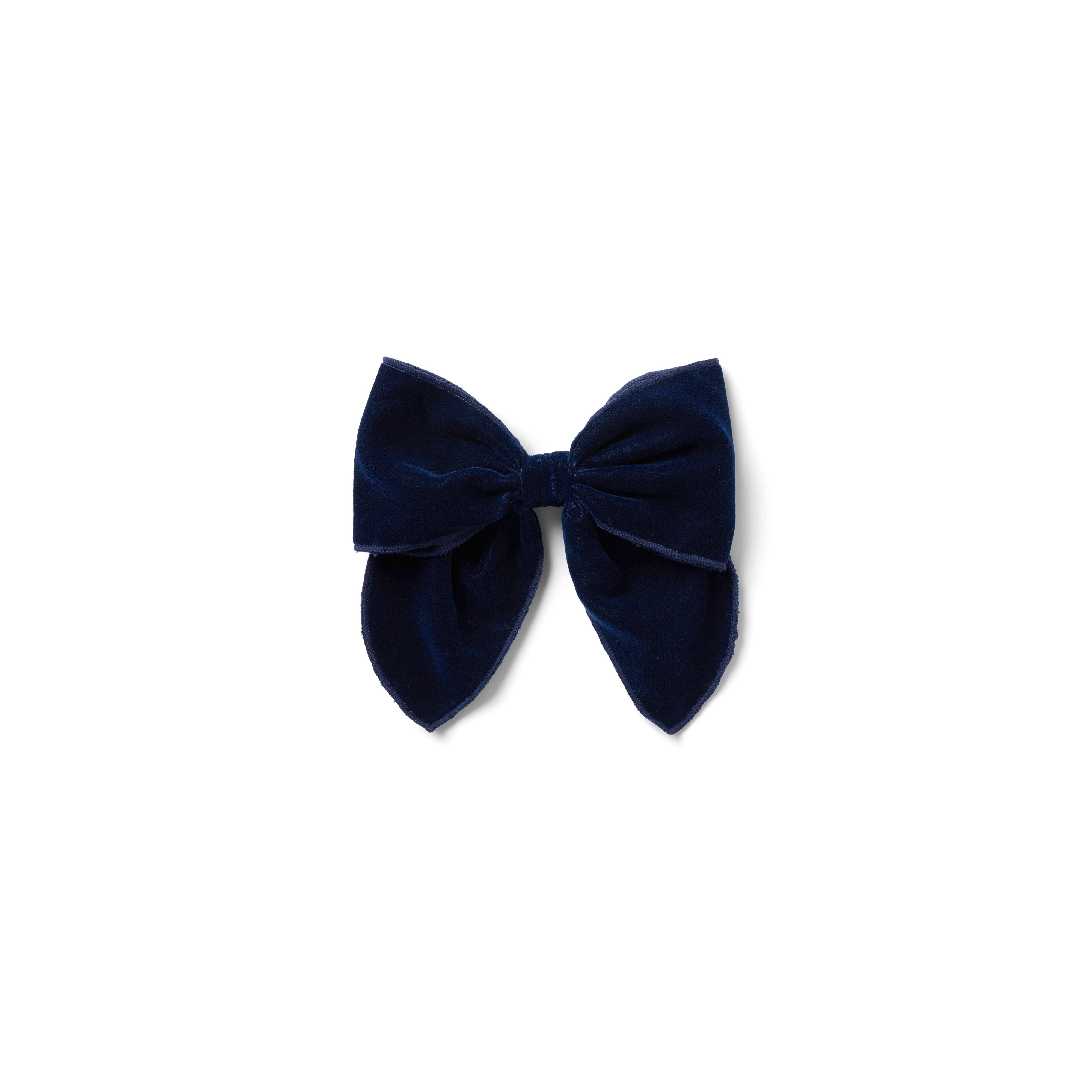 Velvet Bow Barrette image number 0