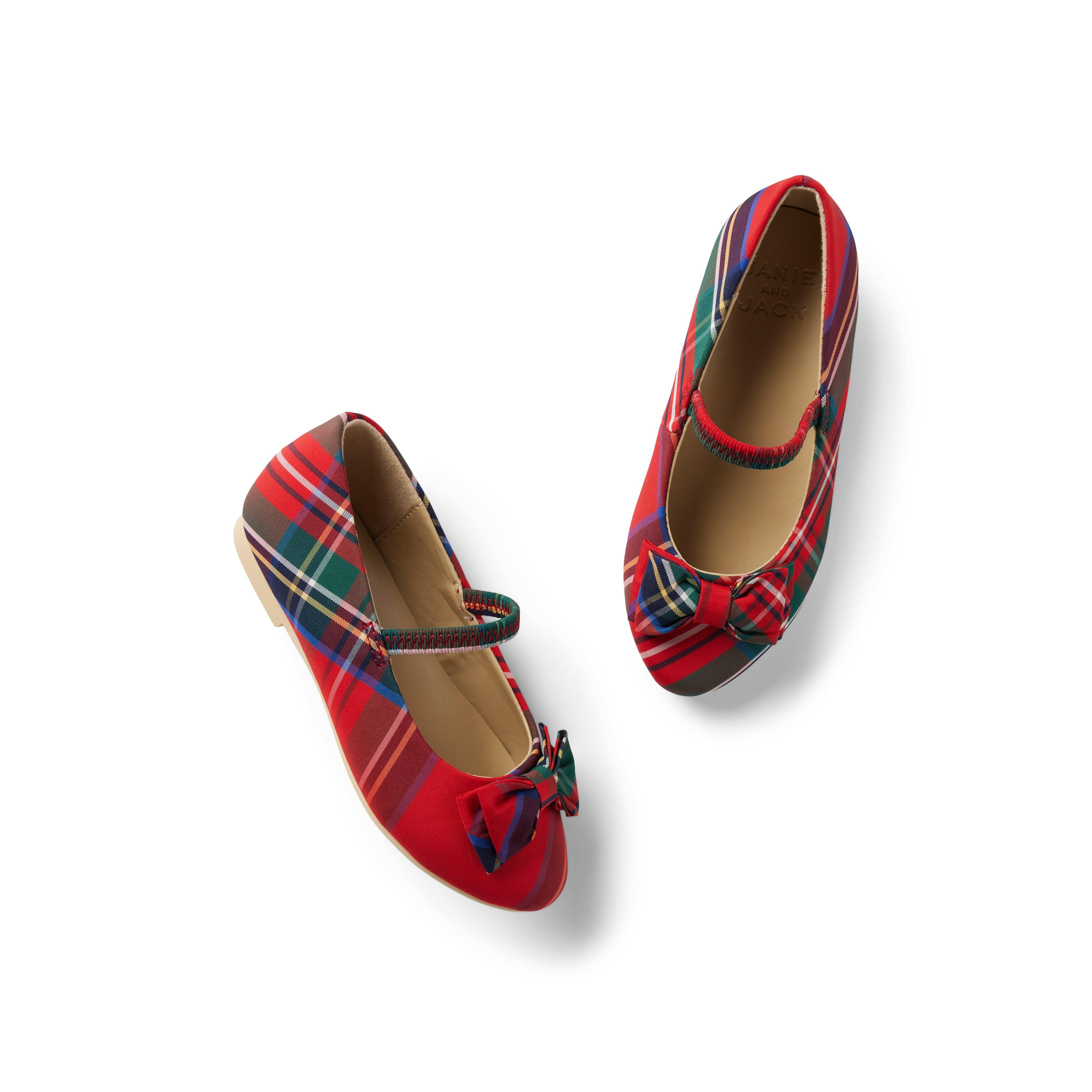 Plaid Bow Ballet Flat image number 1