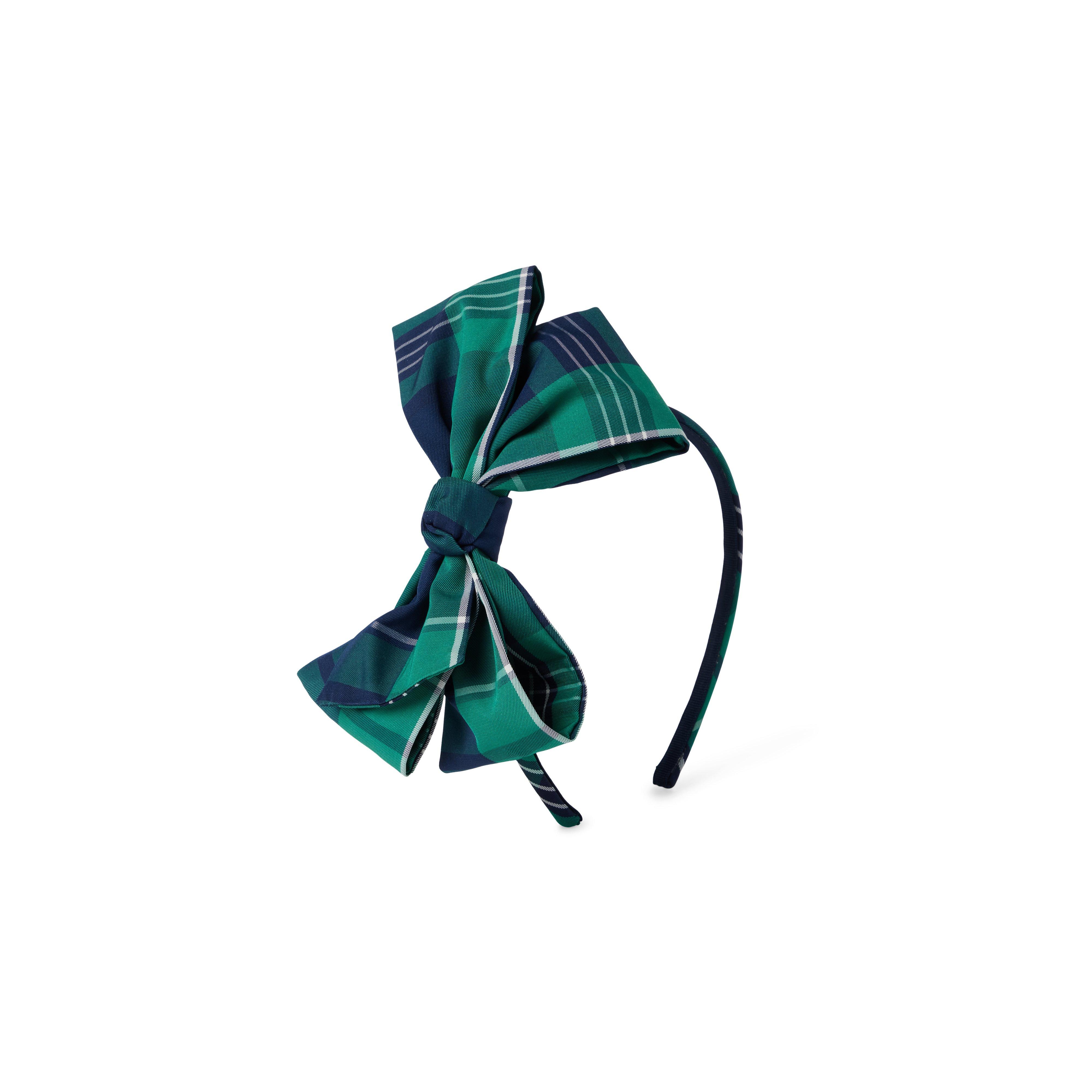 Plaid Bow Headband