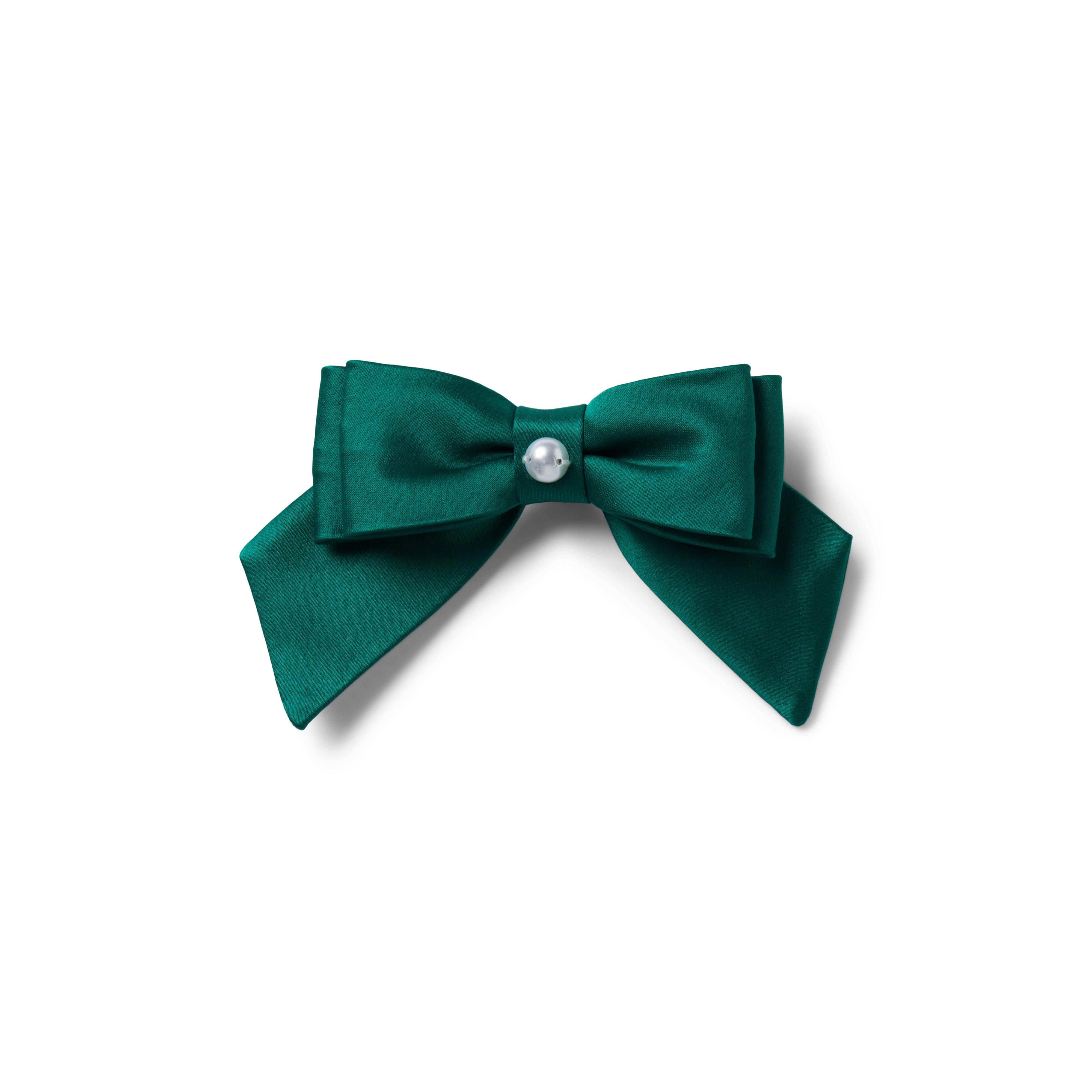 Satin Bow Barrette image number 0