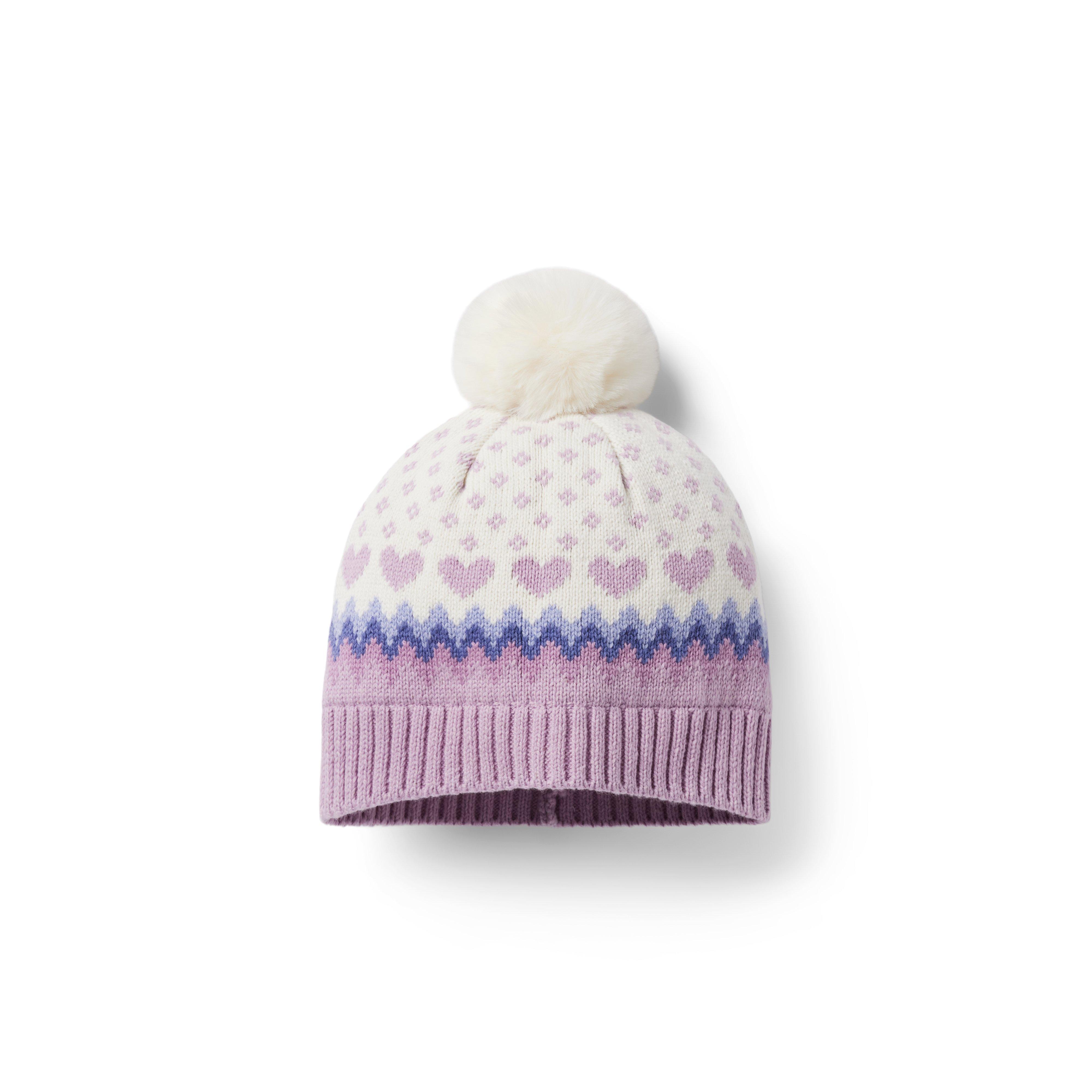 Fair Isle Heart Beanie image number 0