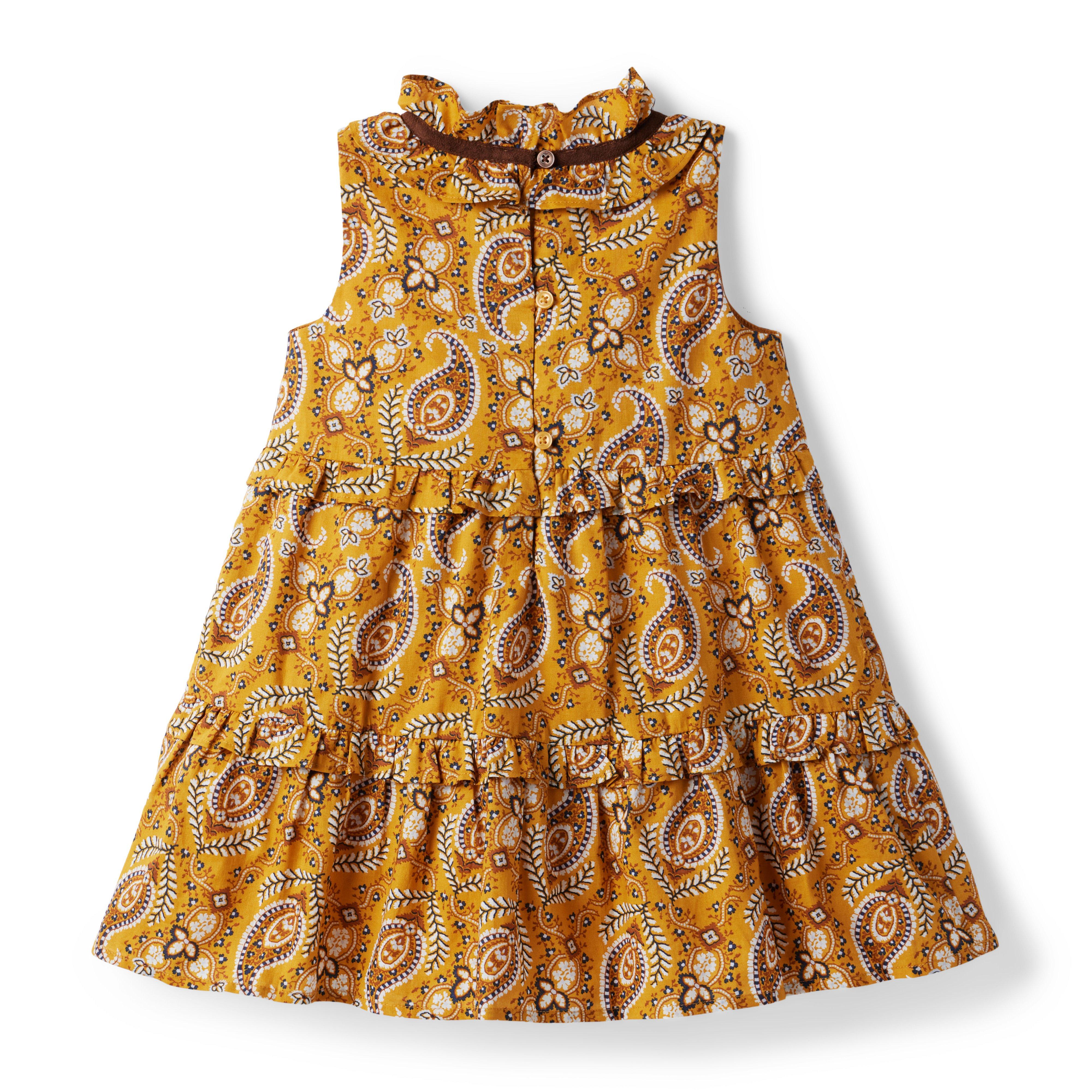 Paisley Ruffle Tiered Dress image number 3