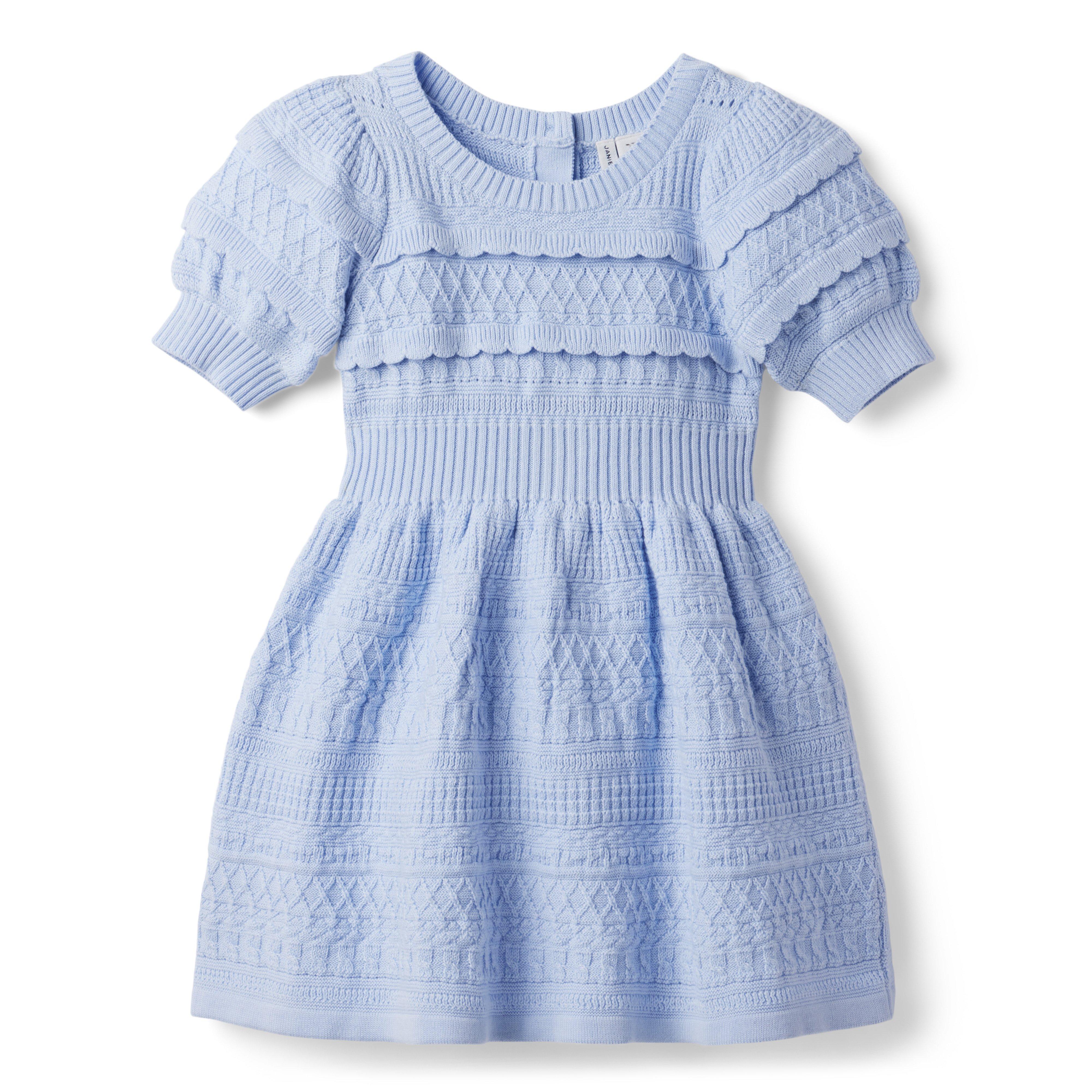 Puff Sleeve Sweater Dress image number 1