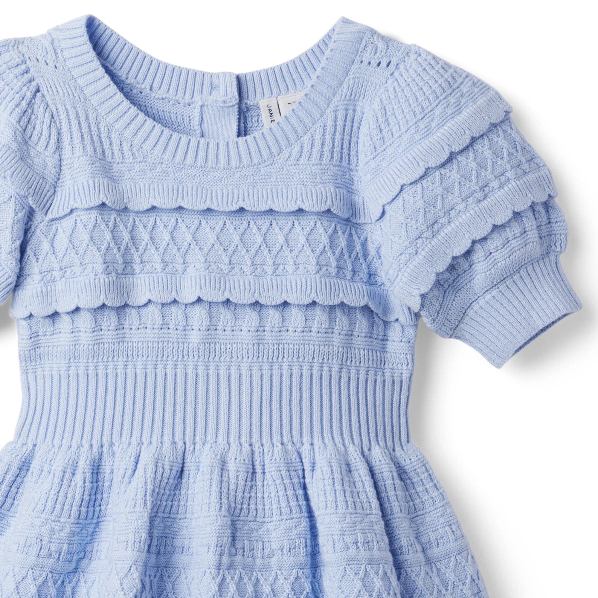 Puff Sleeve Sweater Dress image number 6