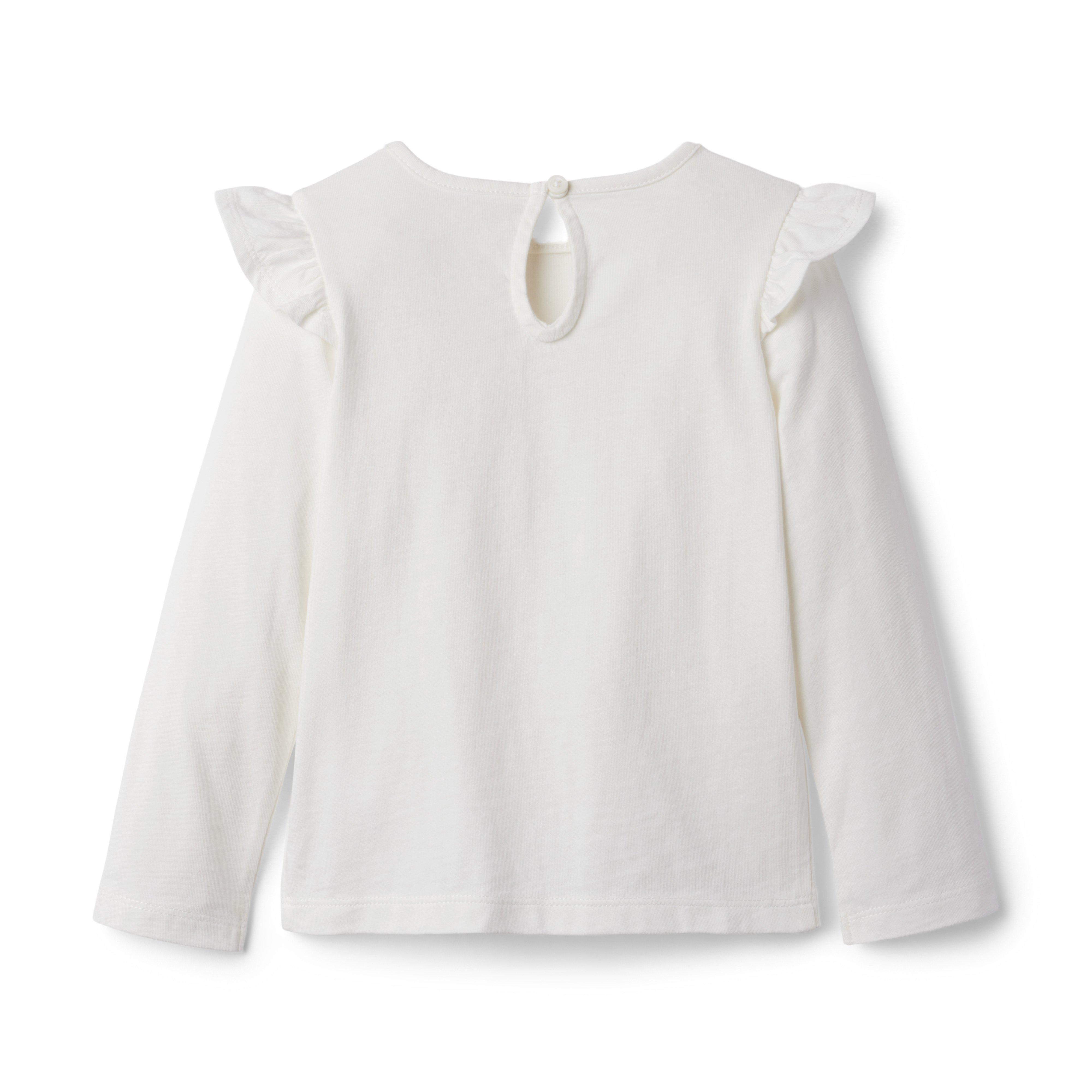 Dog Ruffle Shoulder Tee image number 1