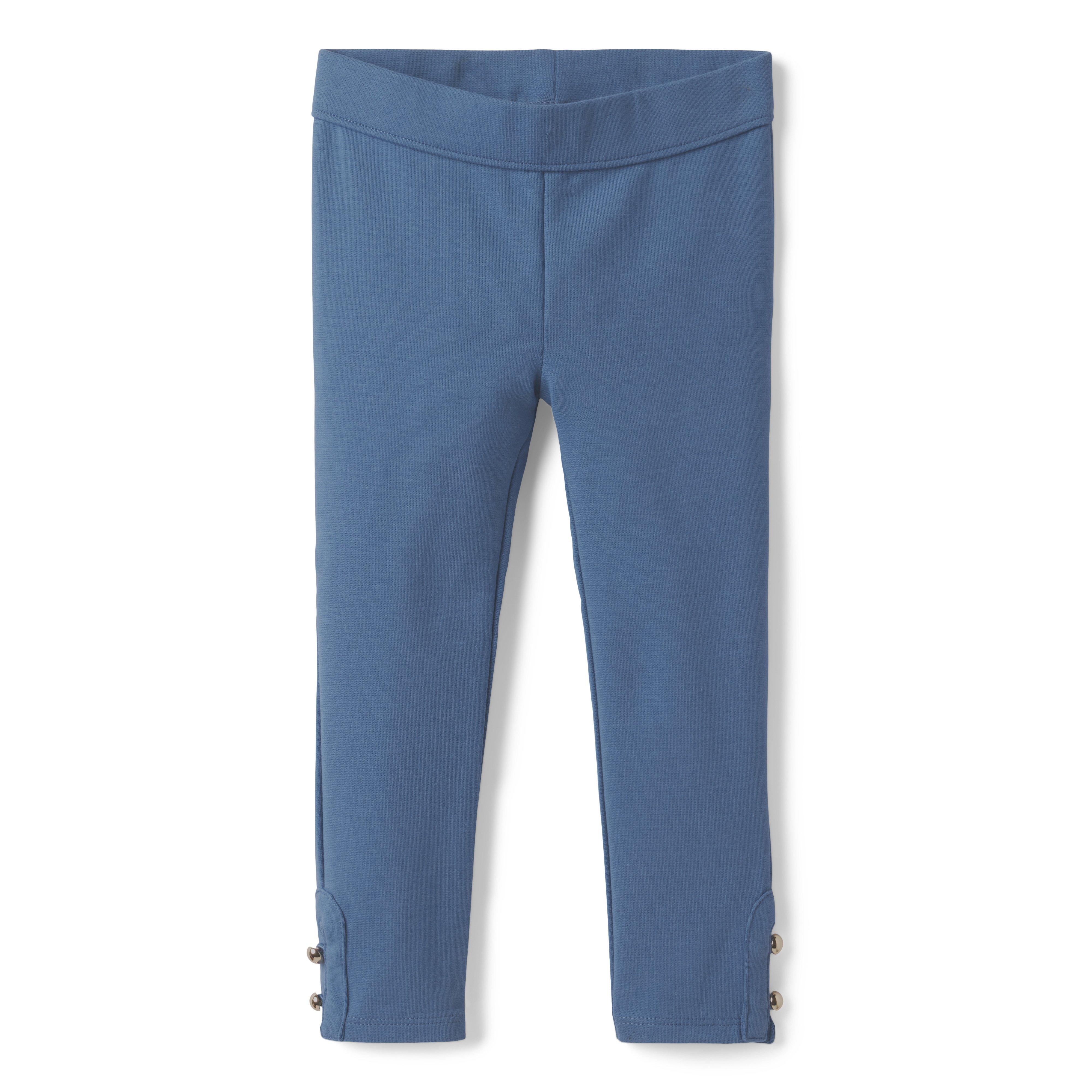 Button-Cuff Ponte Pant image number 0
