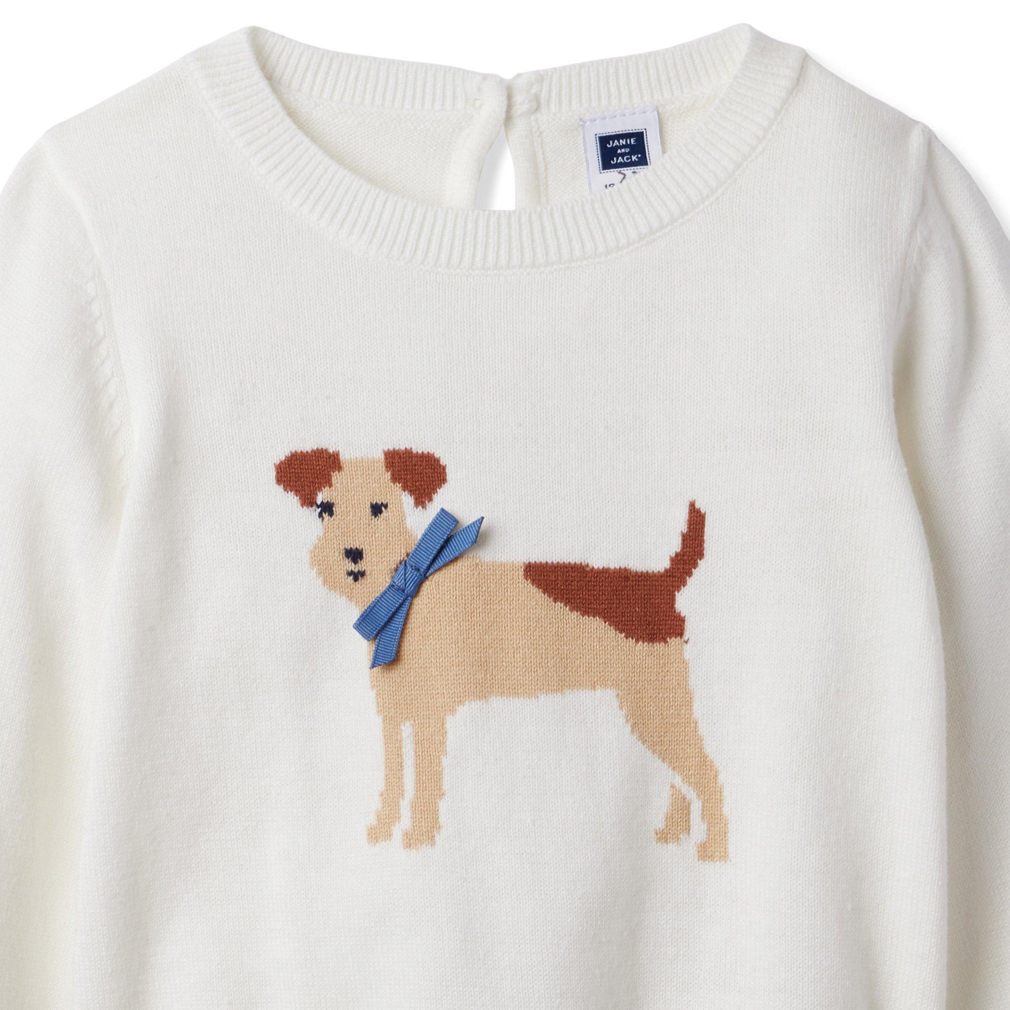 Ruffle Cuff Dog Sweater image number 2