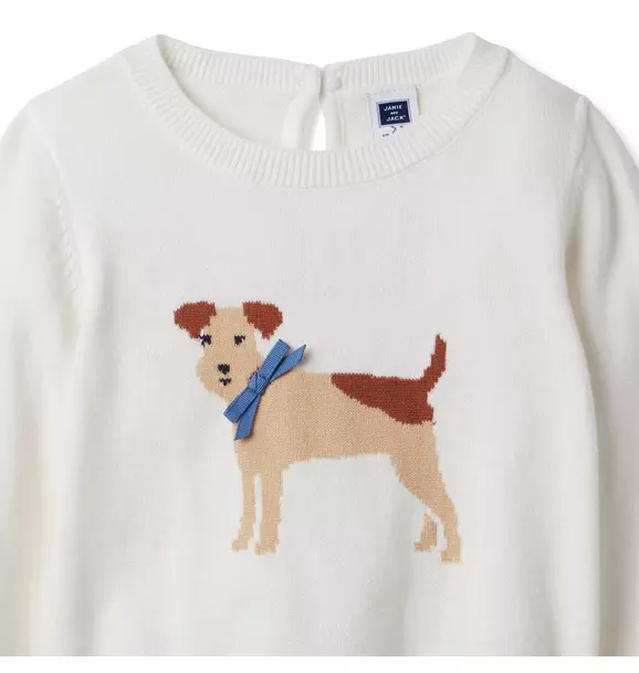 Ruffle Cuff Dog Sweater image number 2
