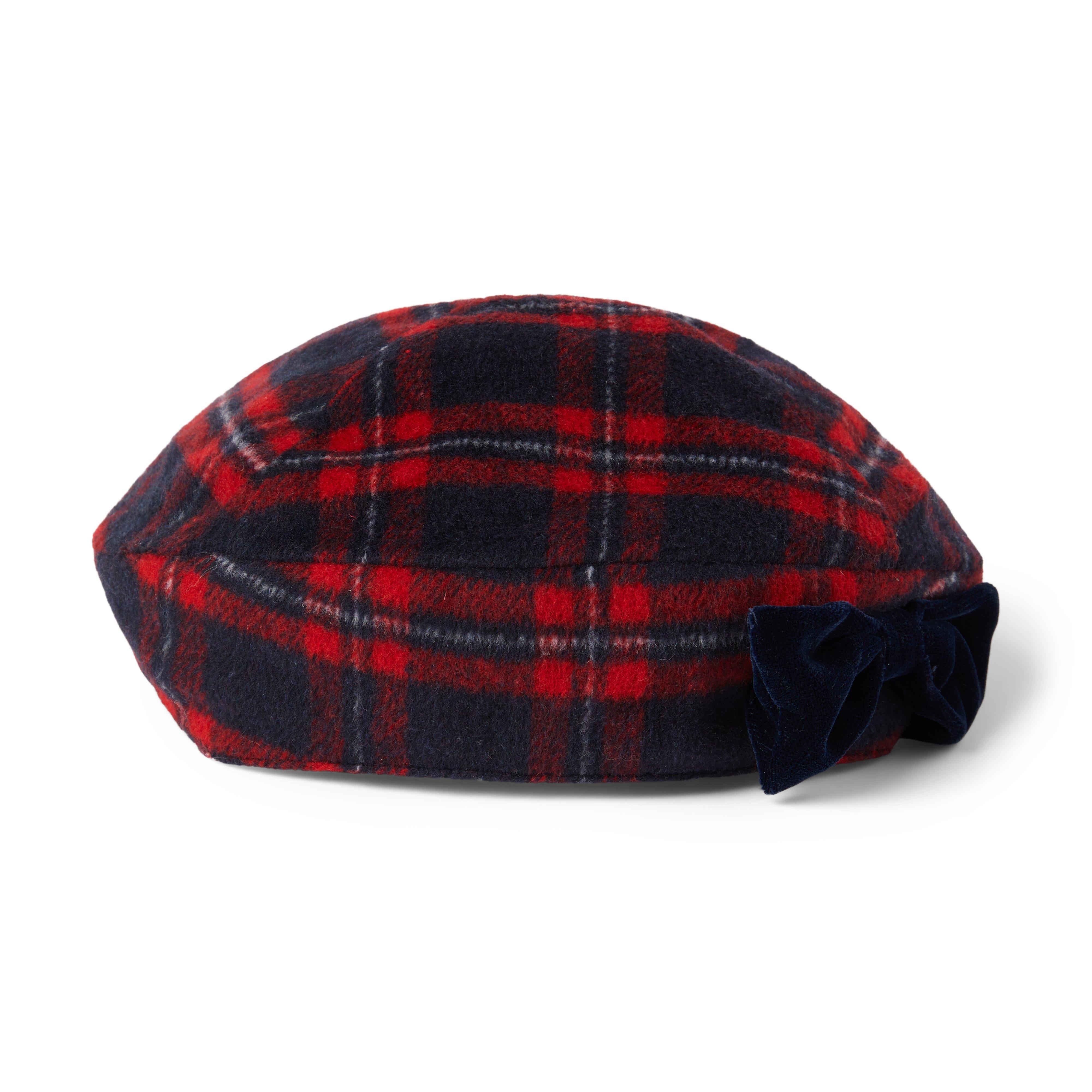 Plaid Twill Beret image number 0