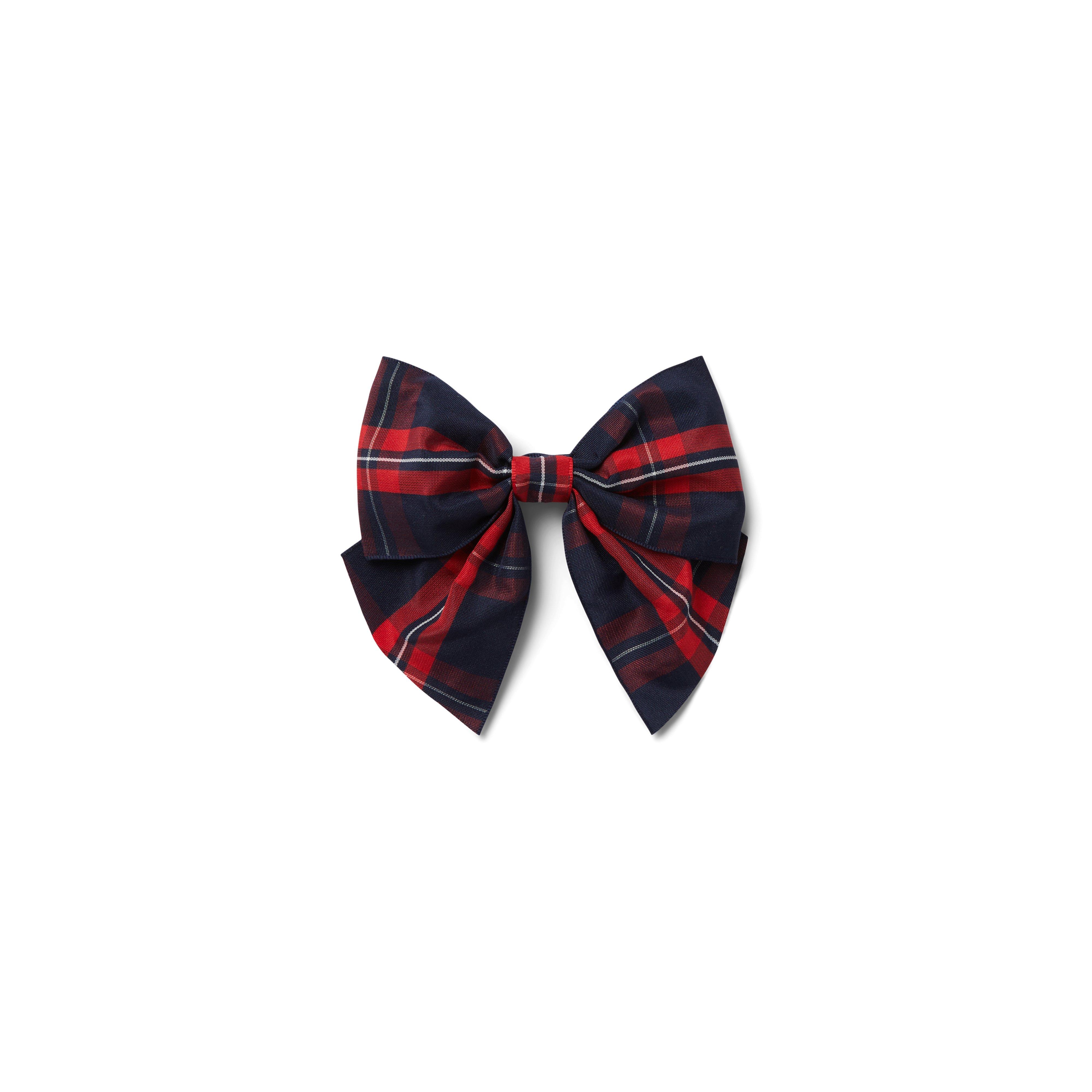 Plaid Bow Barrette image number 0