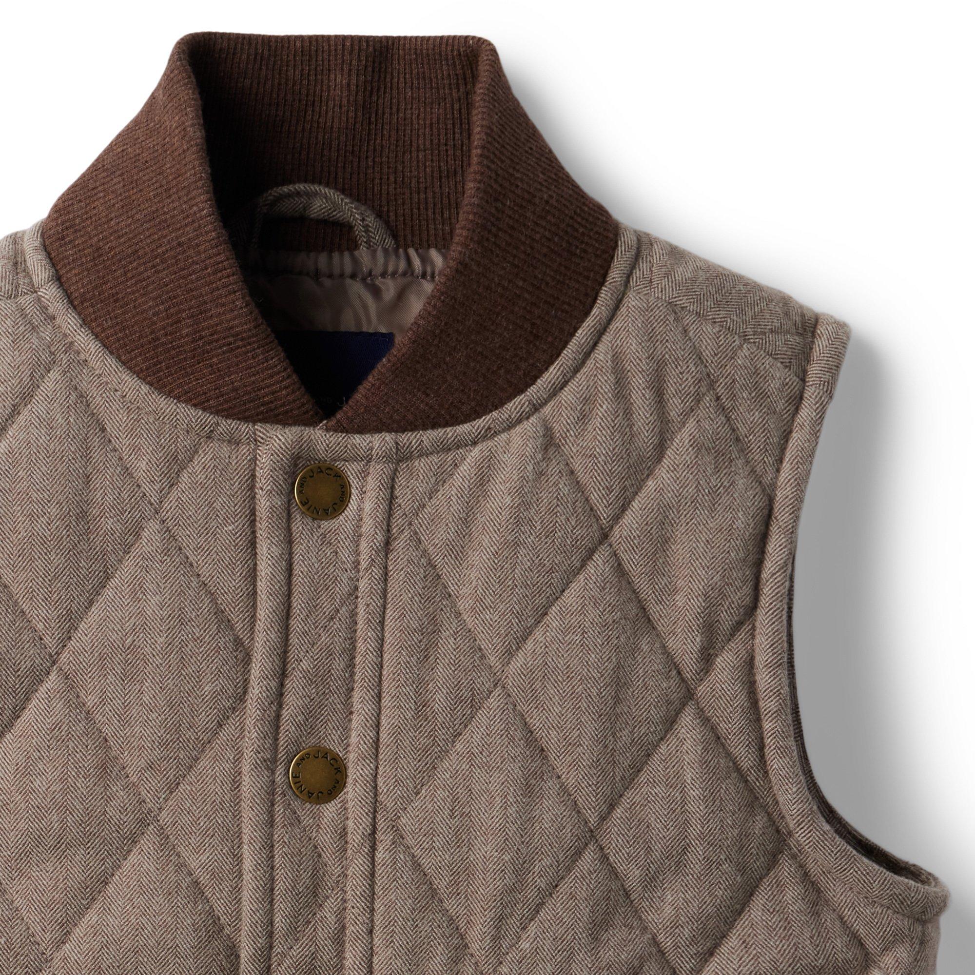 Quilted Twill Vest image number 2