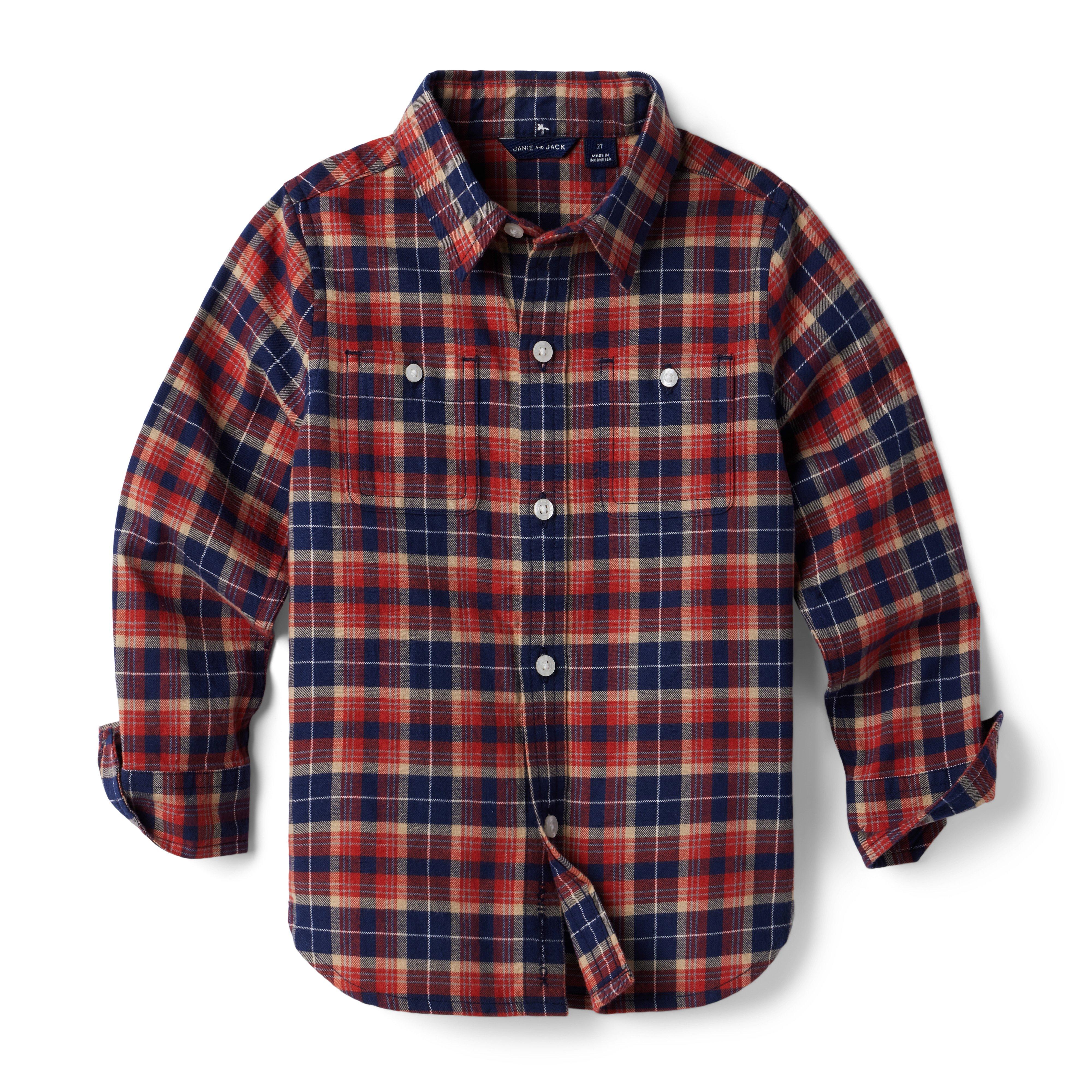 Plaid Brushed Twill Shirt image number 0