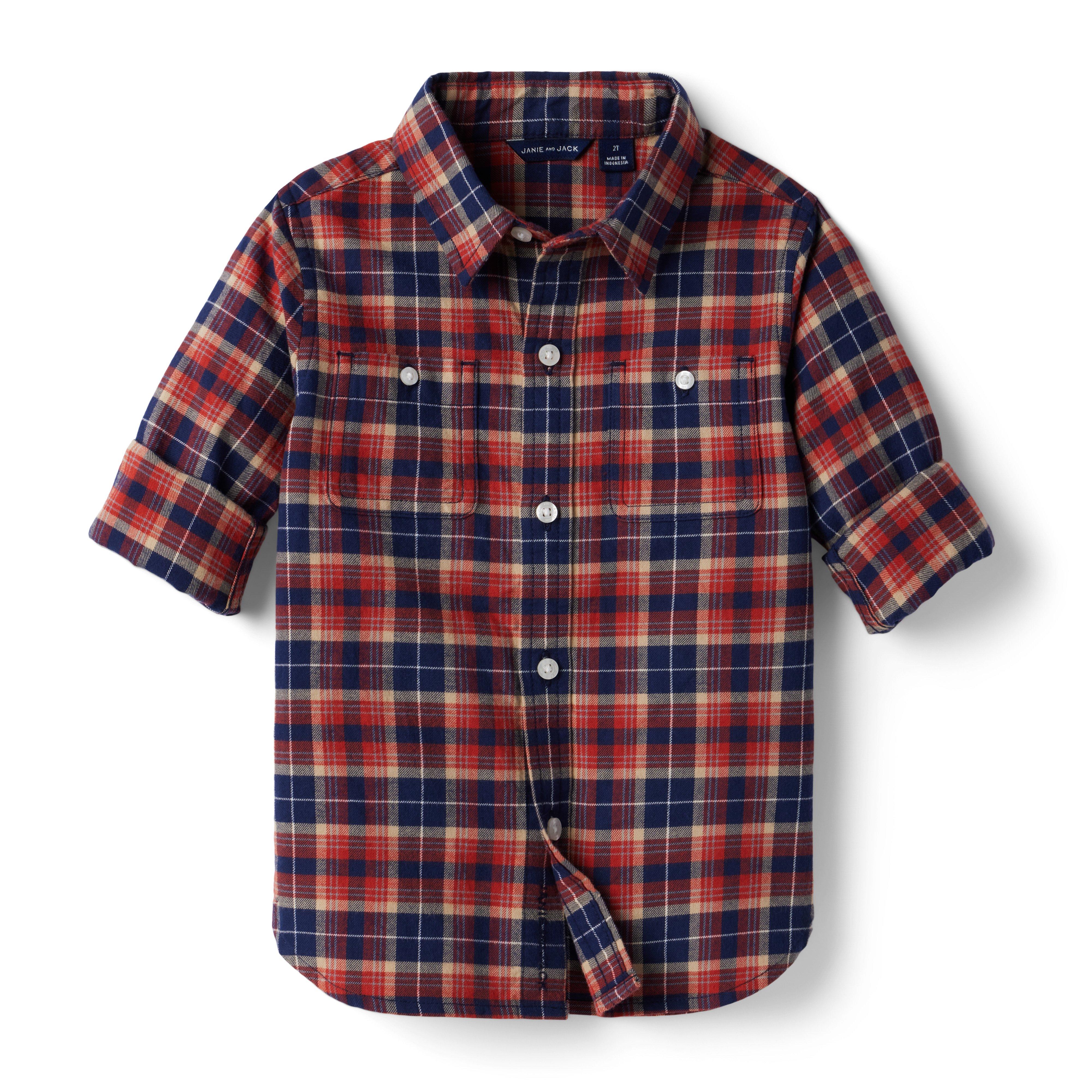 Plaid Brushed Twill Shirt image number 2