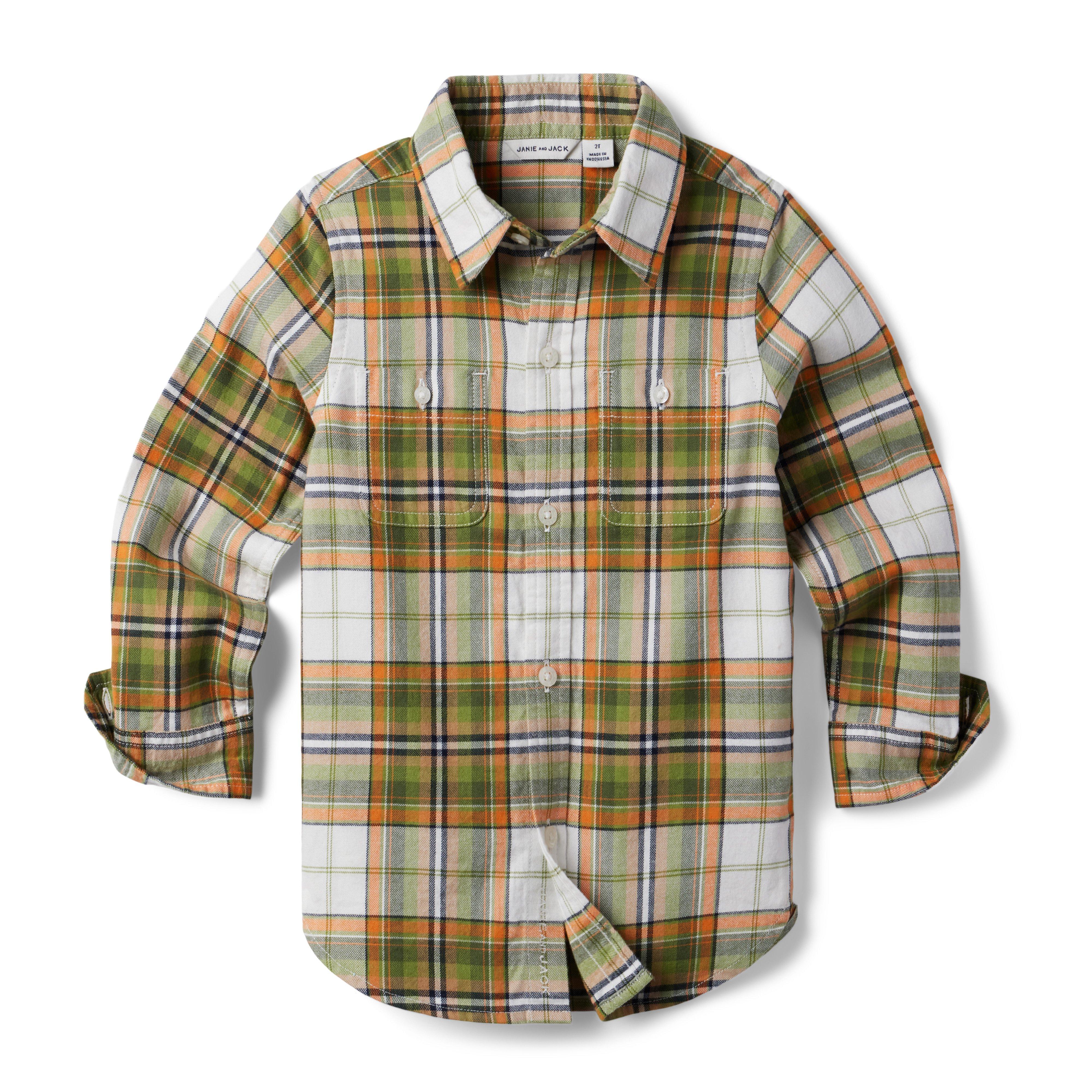 Plaid Brushed Twill Shirt image number 0